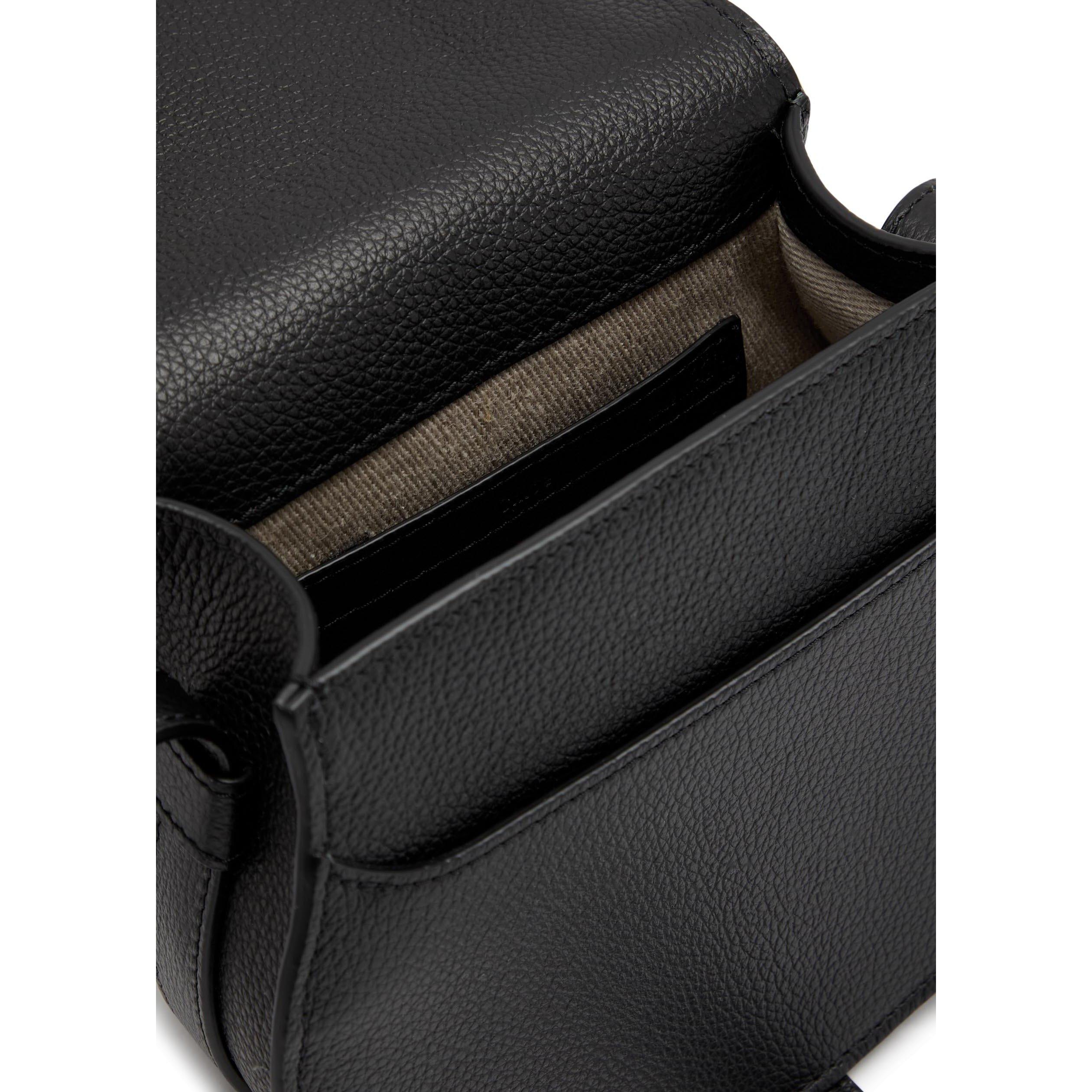 BLACK - Chloe - Marcie Grain Crossbody Bag - 5