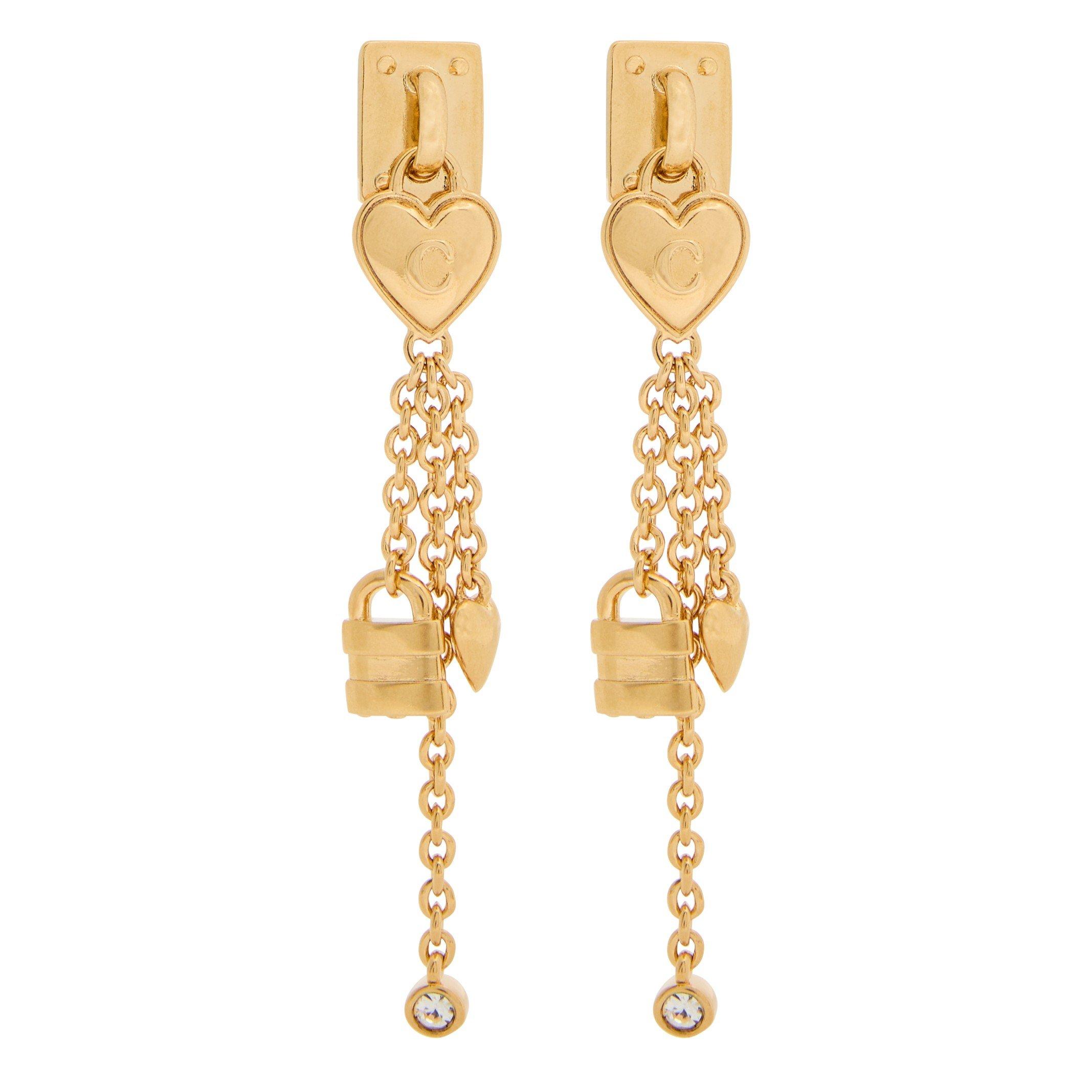 GOLD - Chloe - Trio Drop Earrings - 1