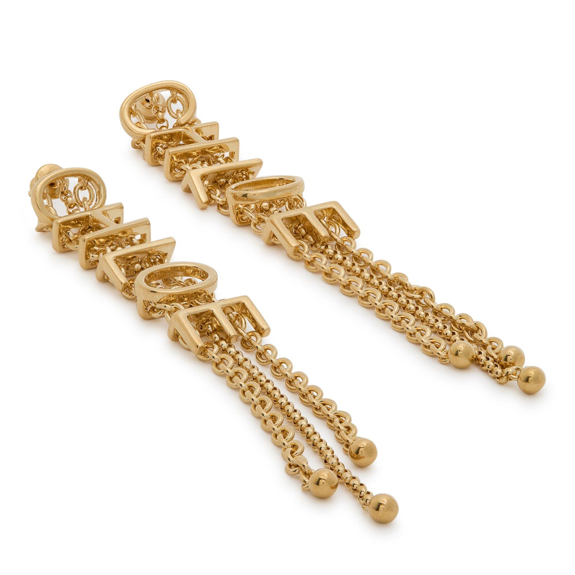 GOLD - Chloe - Trio Drop Statement Earrings - 2