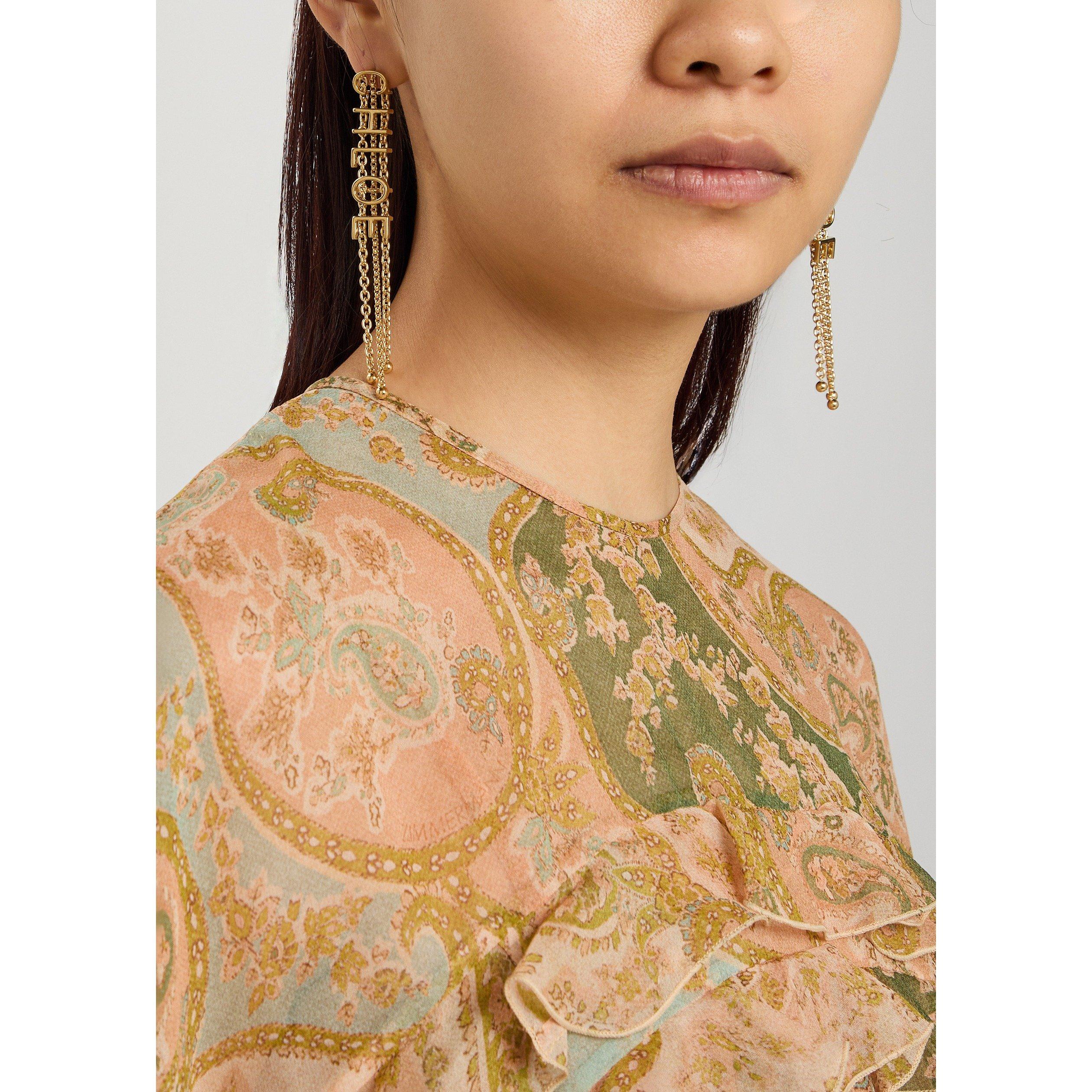 GOLD - Chloe - Trio Drop Statement Earrings - 3