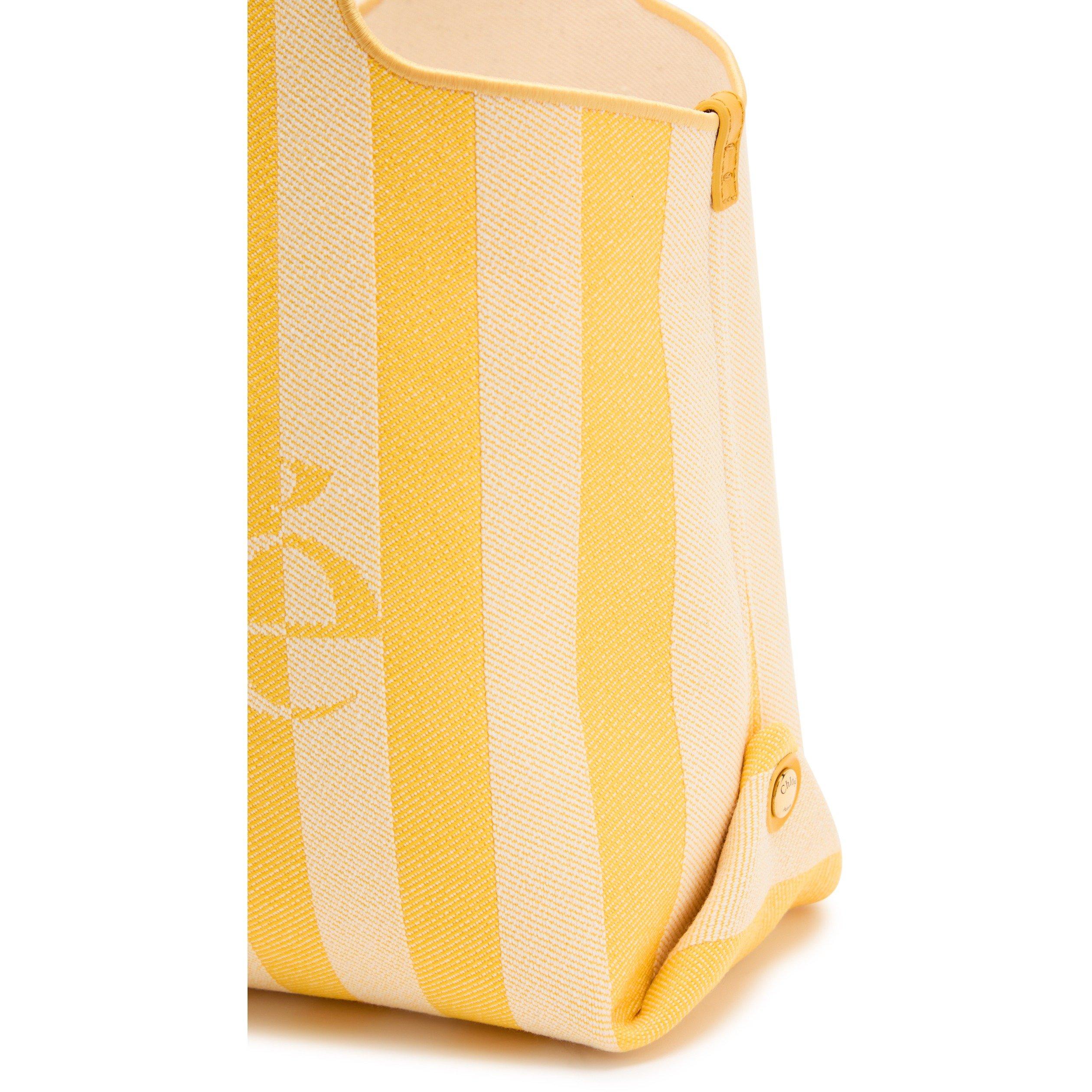 YELLOW AND OTHE - Chloe - Women's Striped Cotton Jacquard Tote Bag - 4