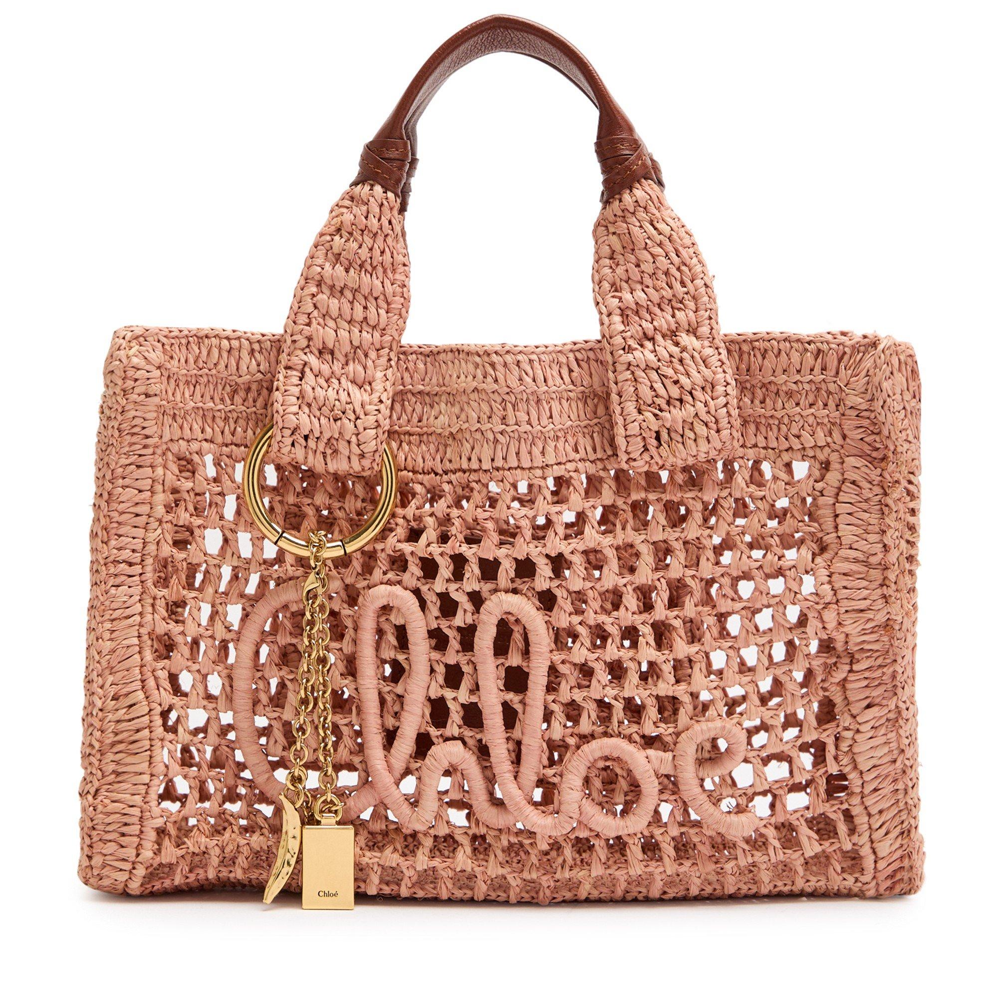 NATURAL - Chloe - Iconic Raffia Mini Tote - 1