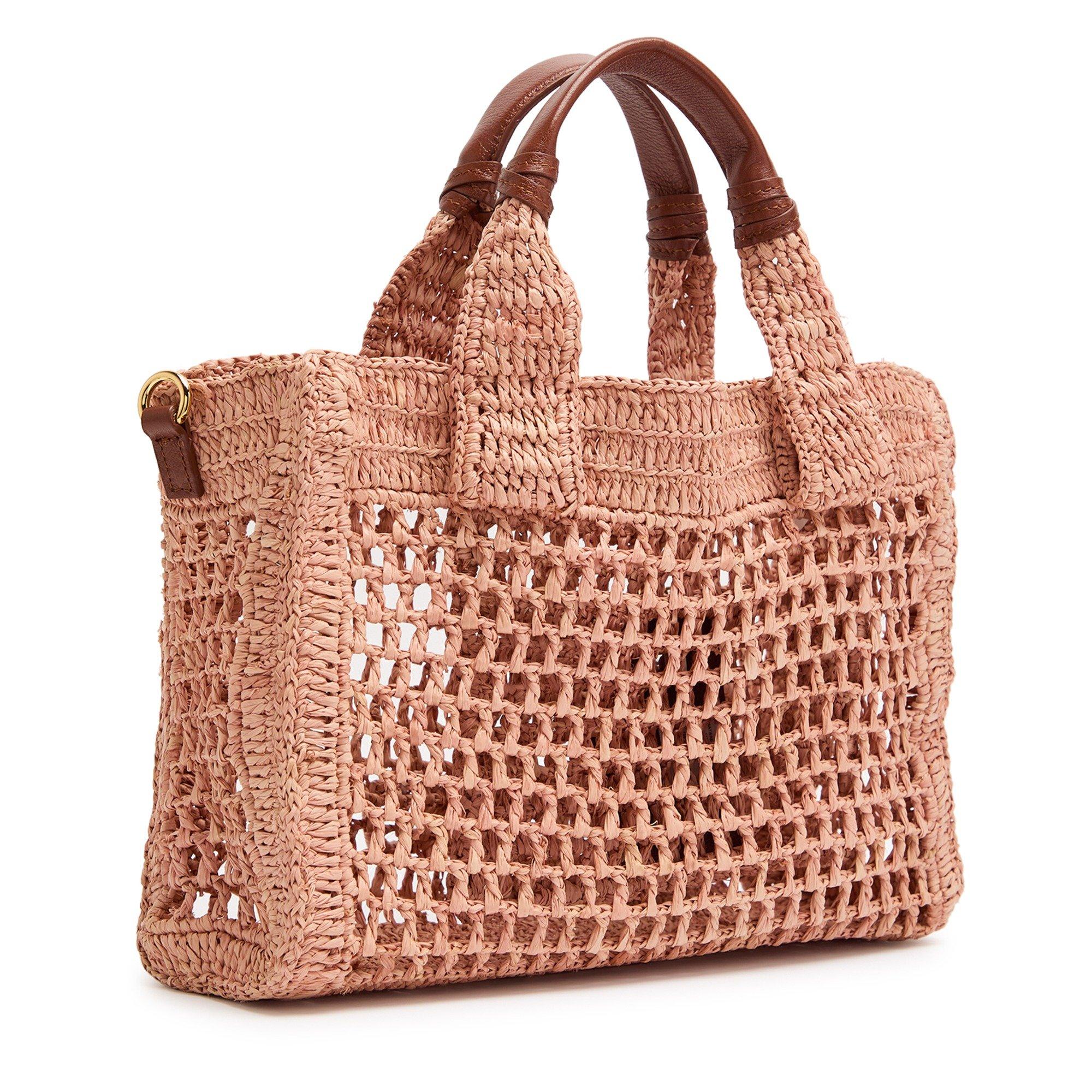 NATURAL - Chloe - Iconic Raffia Mini Tote - 2