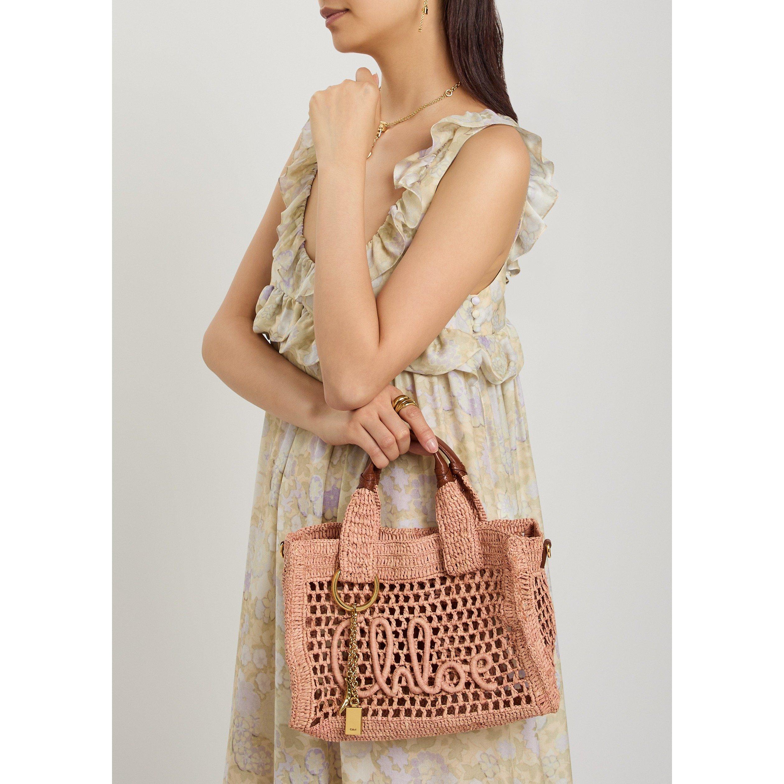 NATURAL - Chloe - Iconic Raffia Mini Tote - 3