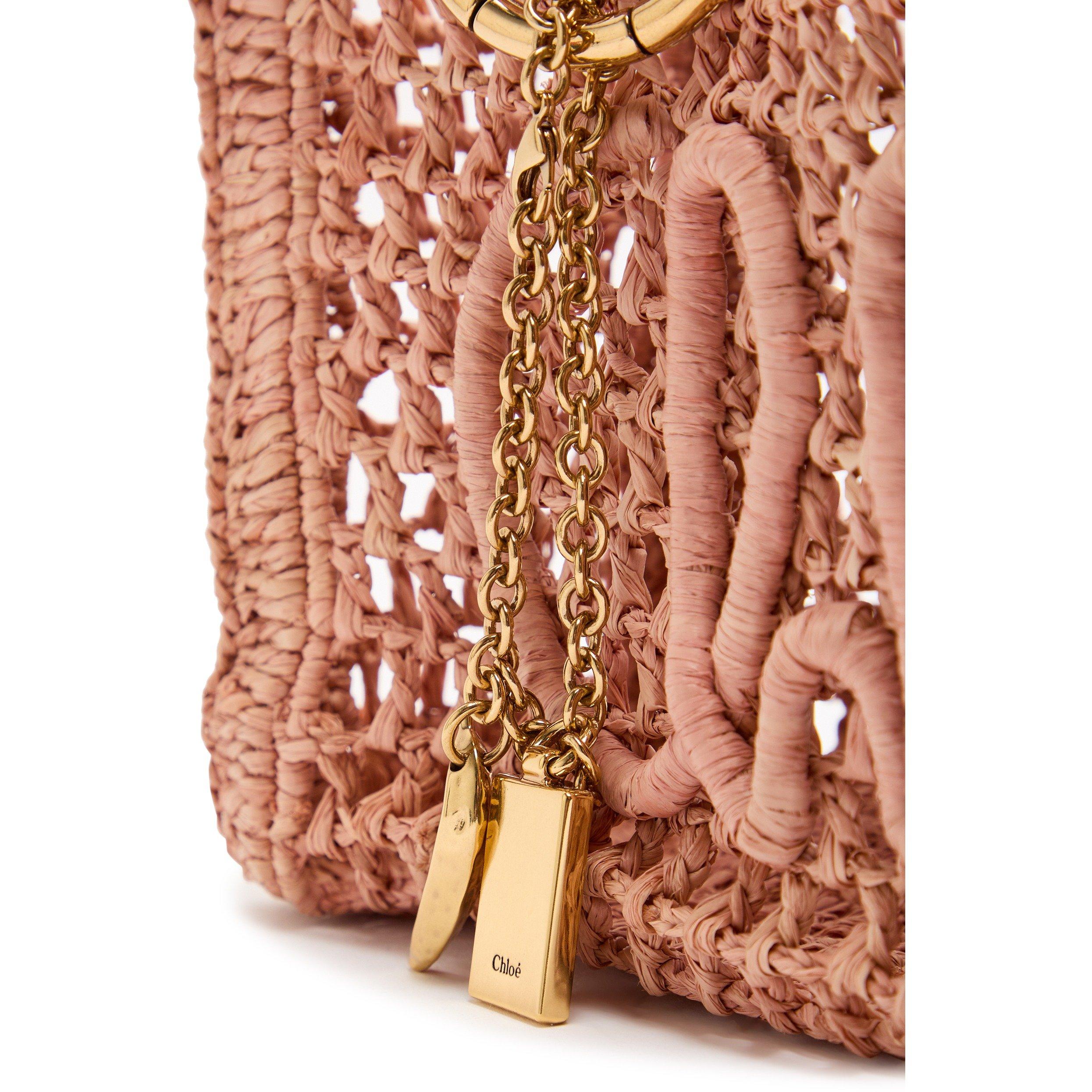 NATURAL - Chloe - Iconic Raffia Mini Tote - 4