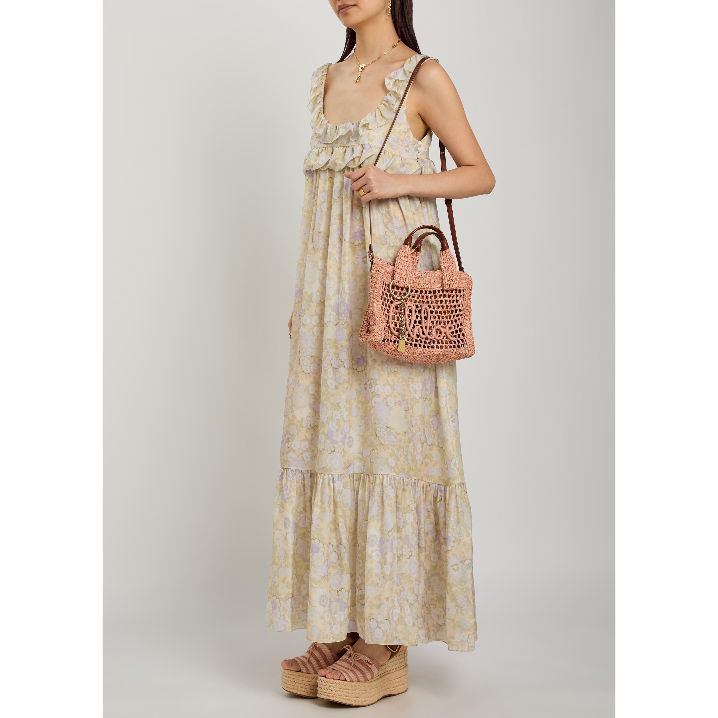 NATURAL - Chloe - Iconic Raffia Mini Tote - 6