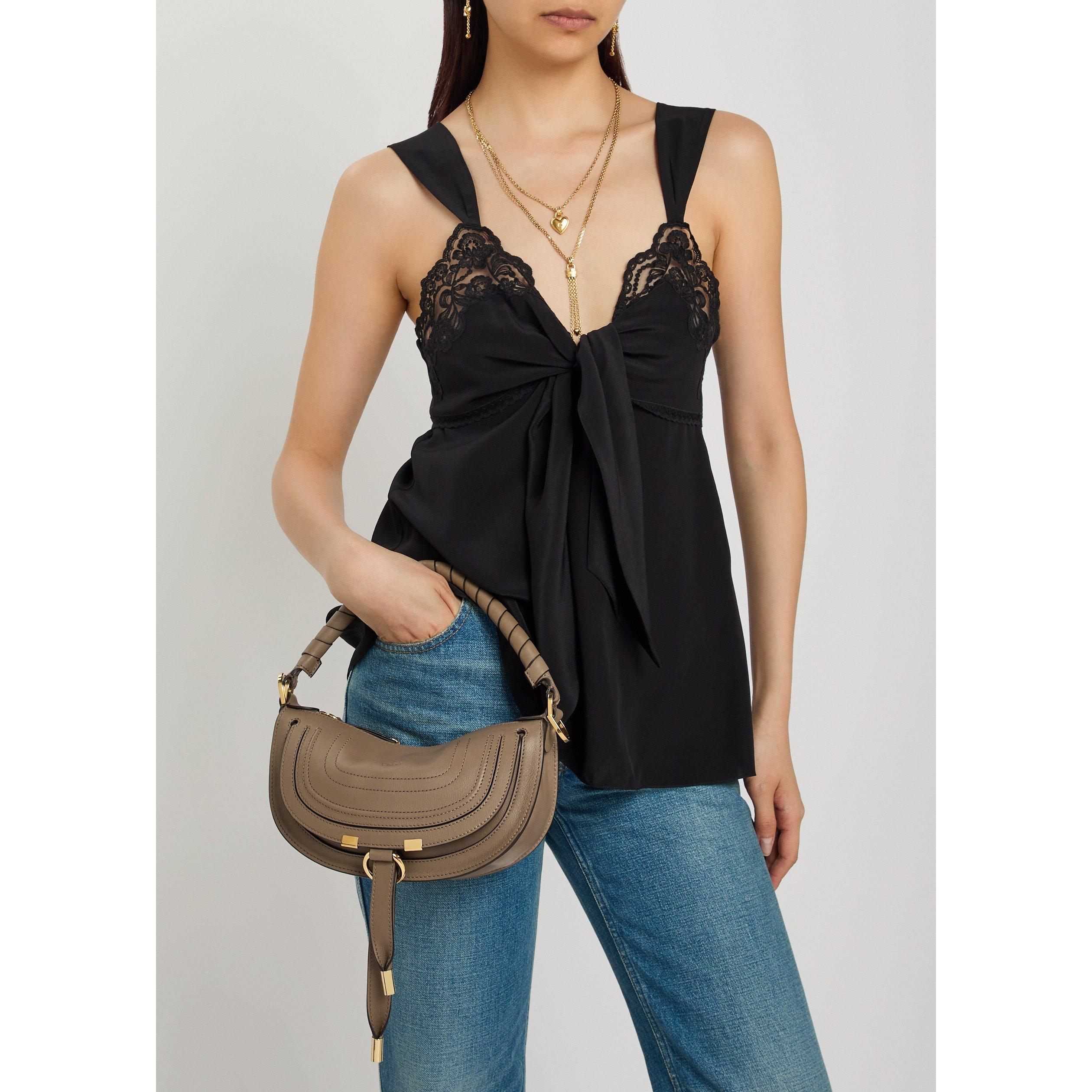 TAUPE - Chloe - Marcie Smooth Mini Bag - 3