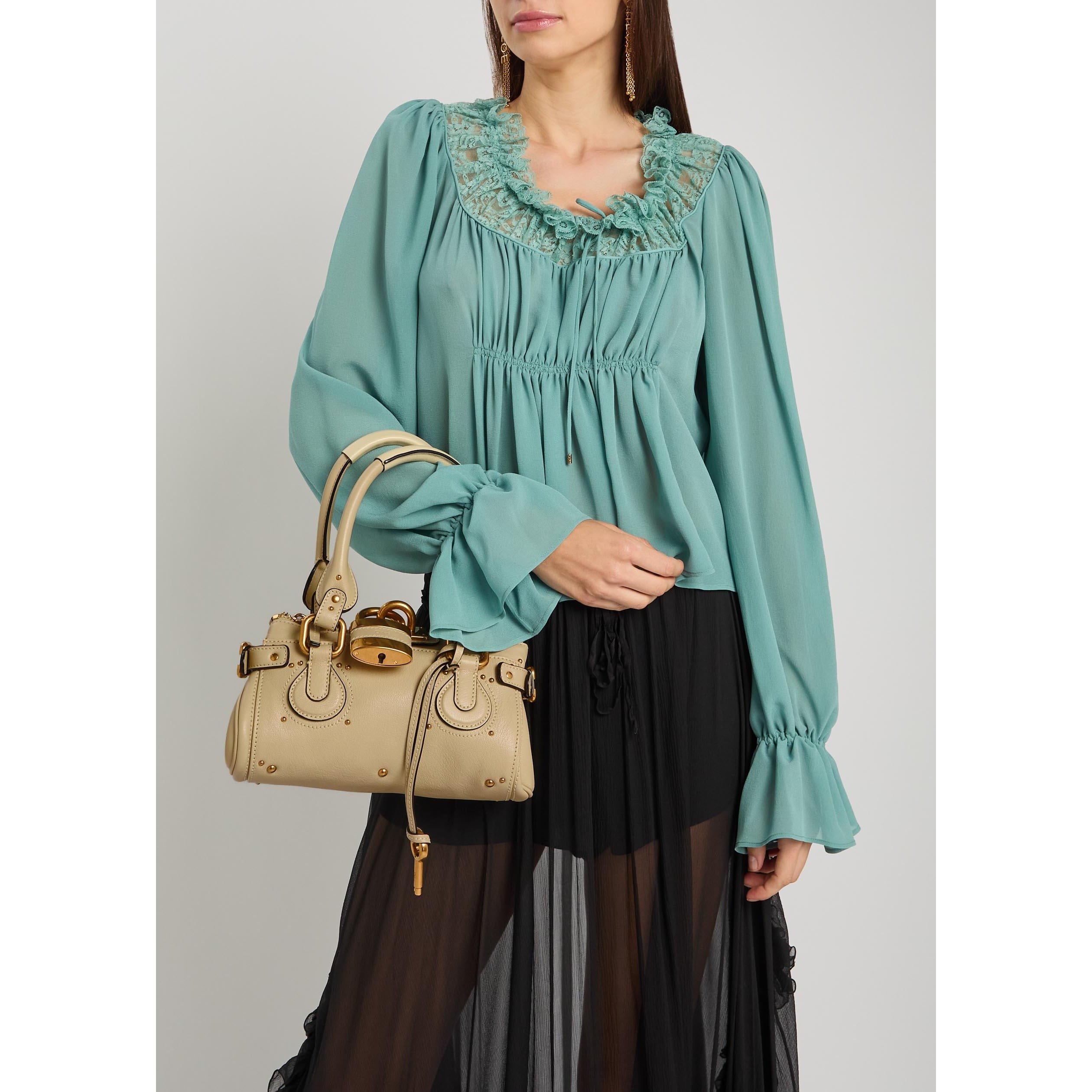 CREAM - Chloe - Paddington Grain Small Bag - 3