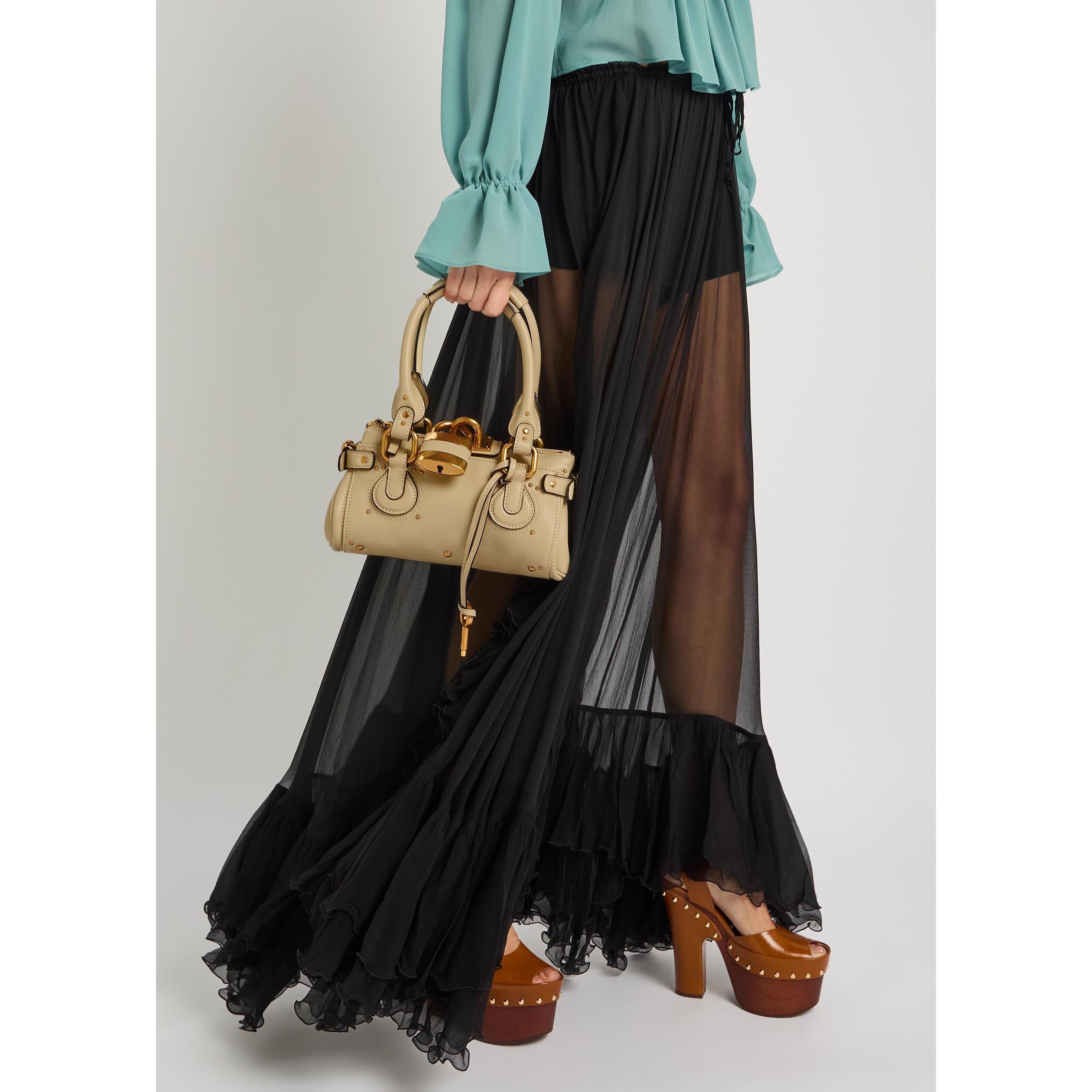 CREAM - Chloe - Paddington Grain Small Bag - 6