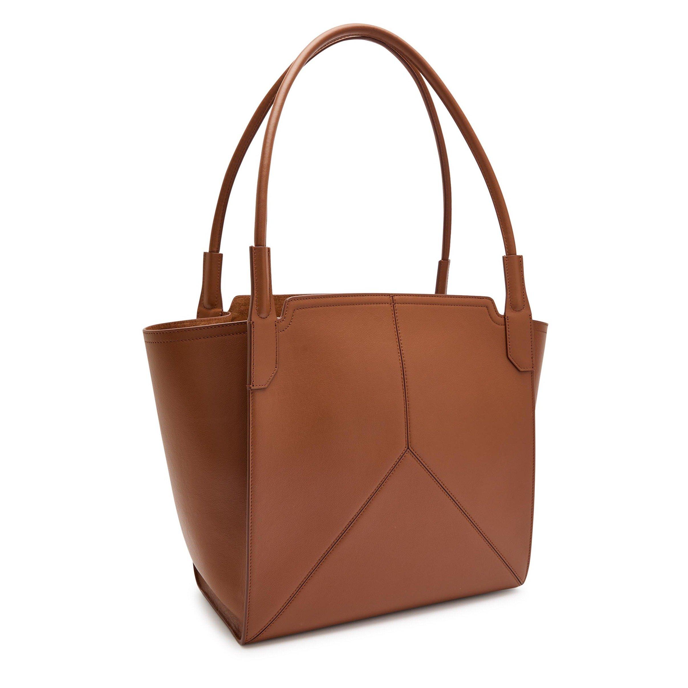 TAN - Victoria Beckham - Women's Victoria Leather Tote Bag - 2