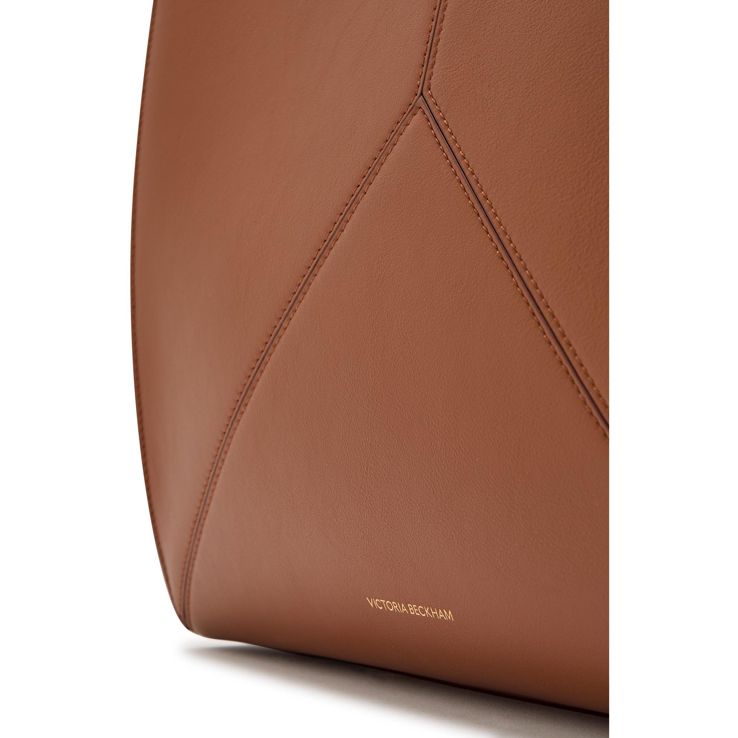 TAN - Victoria Beckham - Women's Victoria Leather Tote Bag - 4