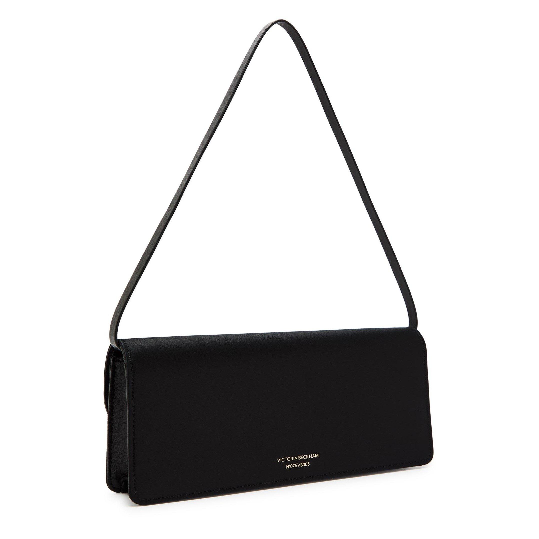 BLACK - Victoria Beckham - DORIAN EAST-WEST CLUTCH SATIN - 2