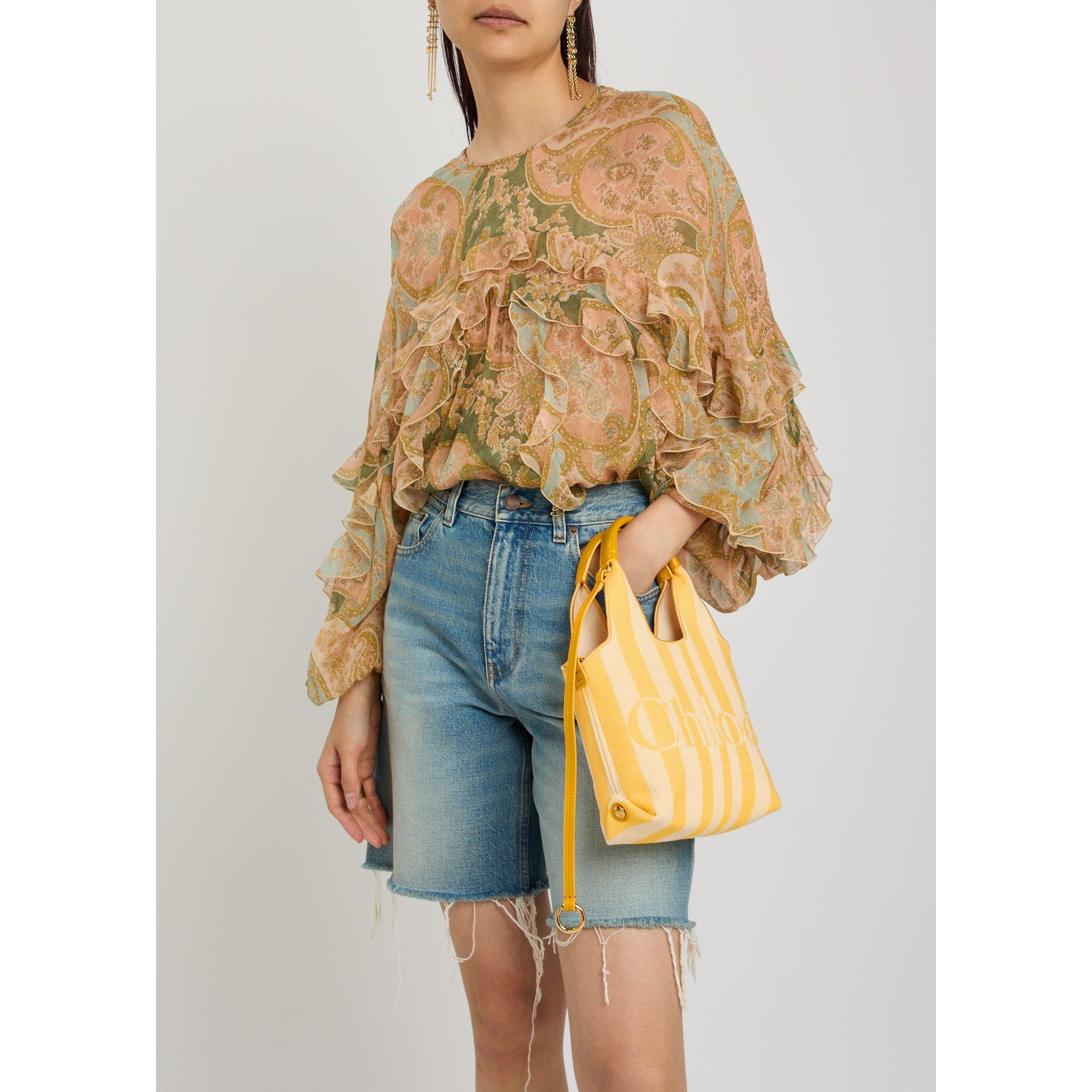 YELLOW AND OTHE - Chloe - Stripey Jacquard  NS crossbody - 3