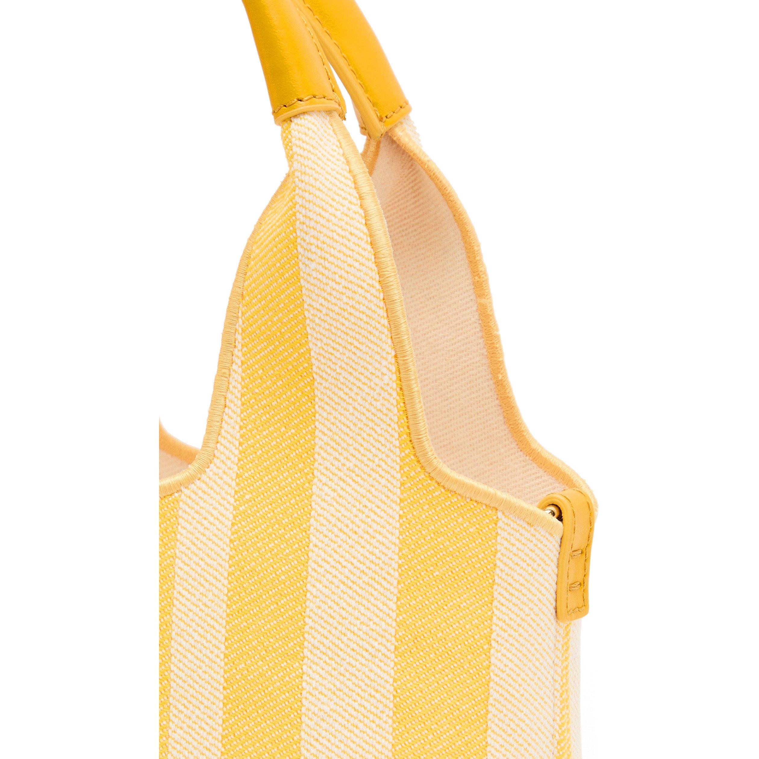 YELLOW AND OTHE - Chloe - Stripey Jacquard  NS crossbody - 4