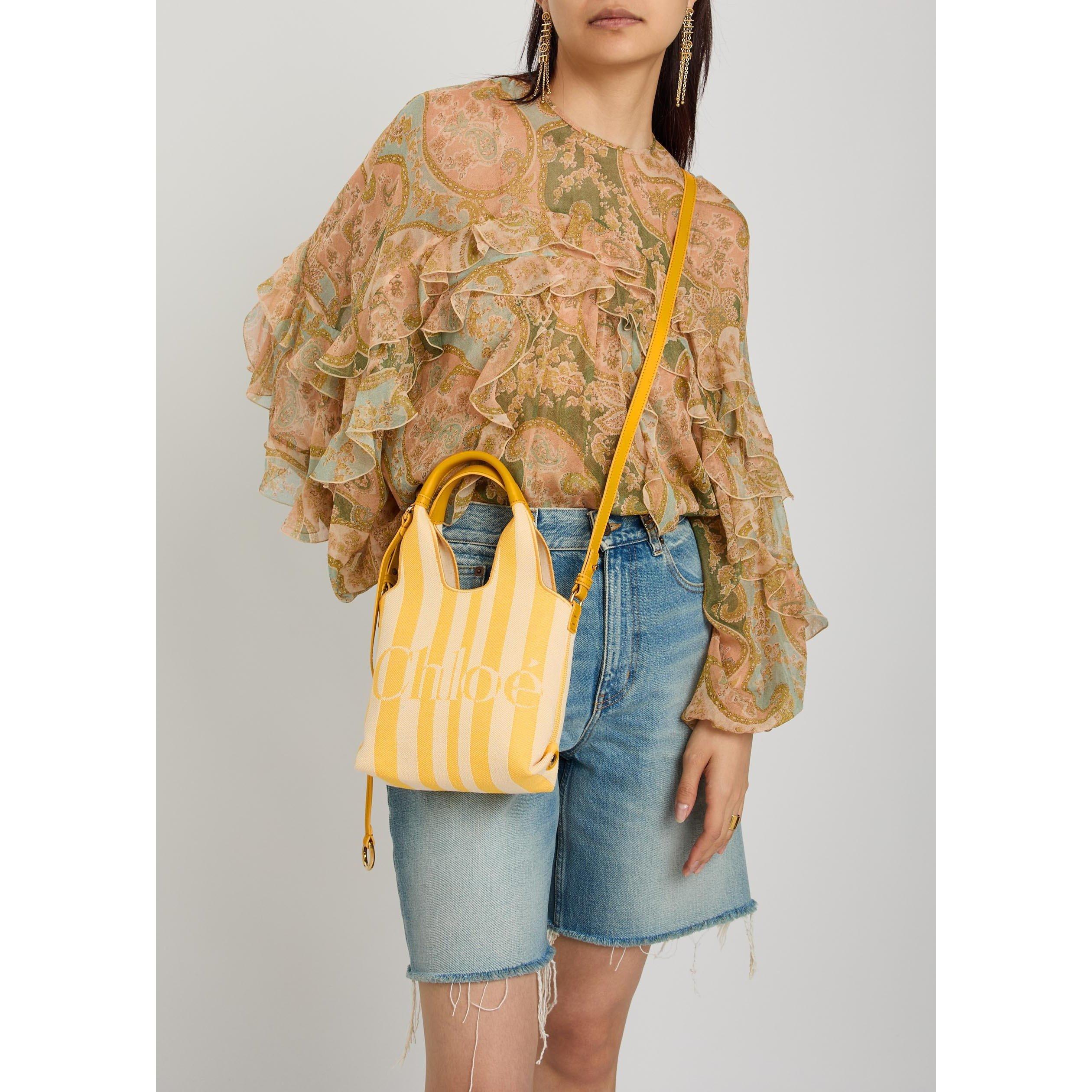 YELLOW AND OTHE - Chloe - Stripey Jacquard  NS crossbody - 6