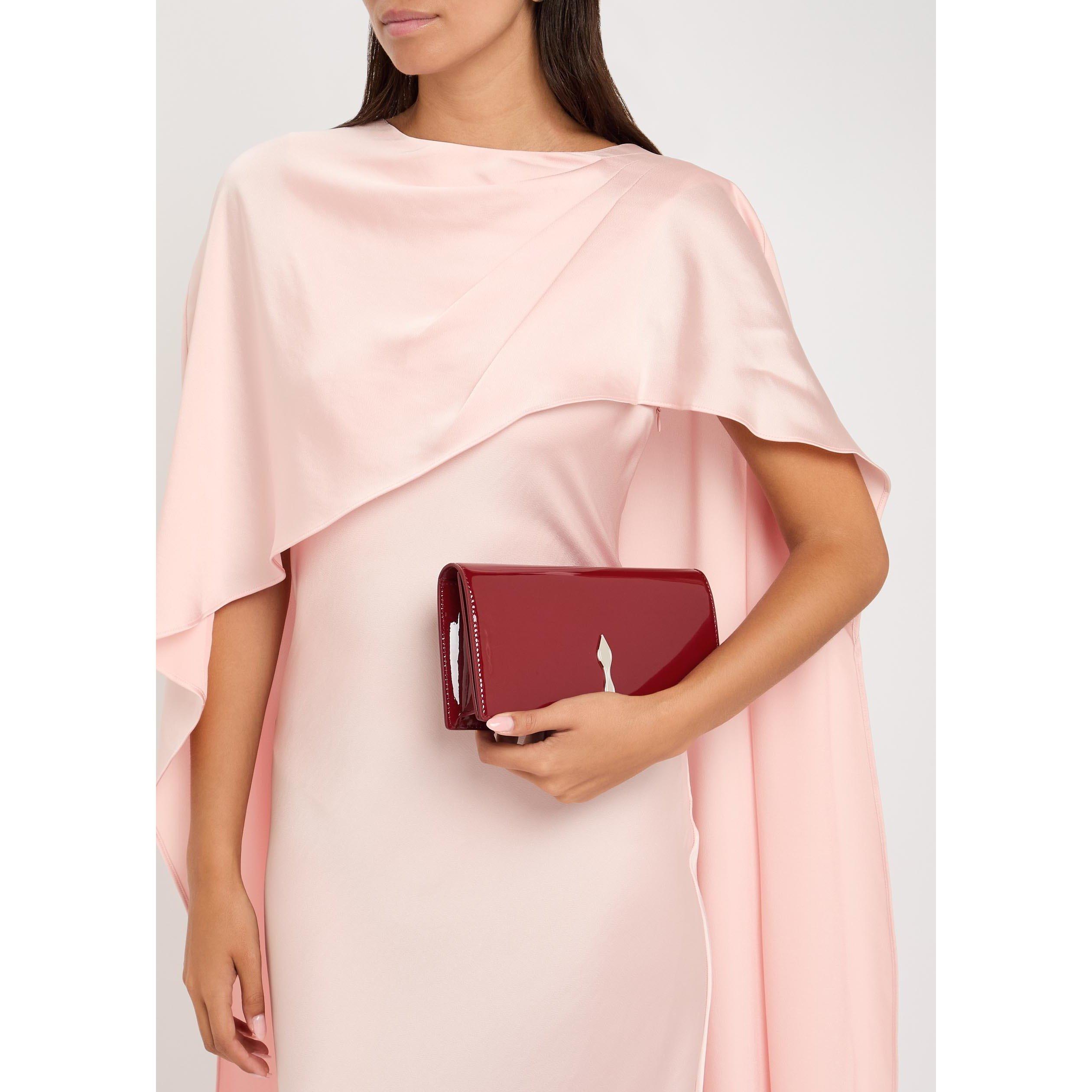 BURGUNDY - Christian Louboutin - SABRINA POUCH SMALL NEOPRENE S - 3