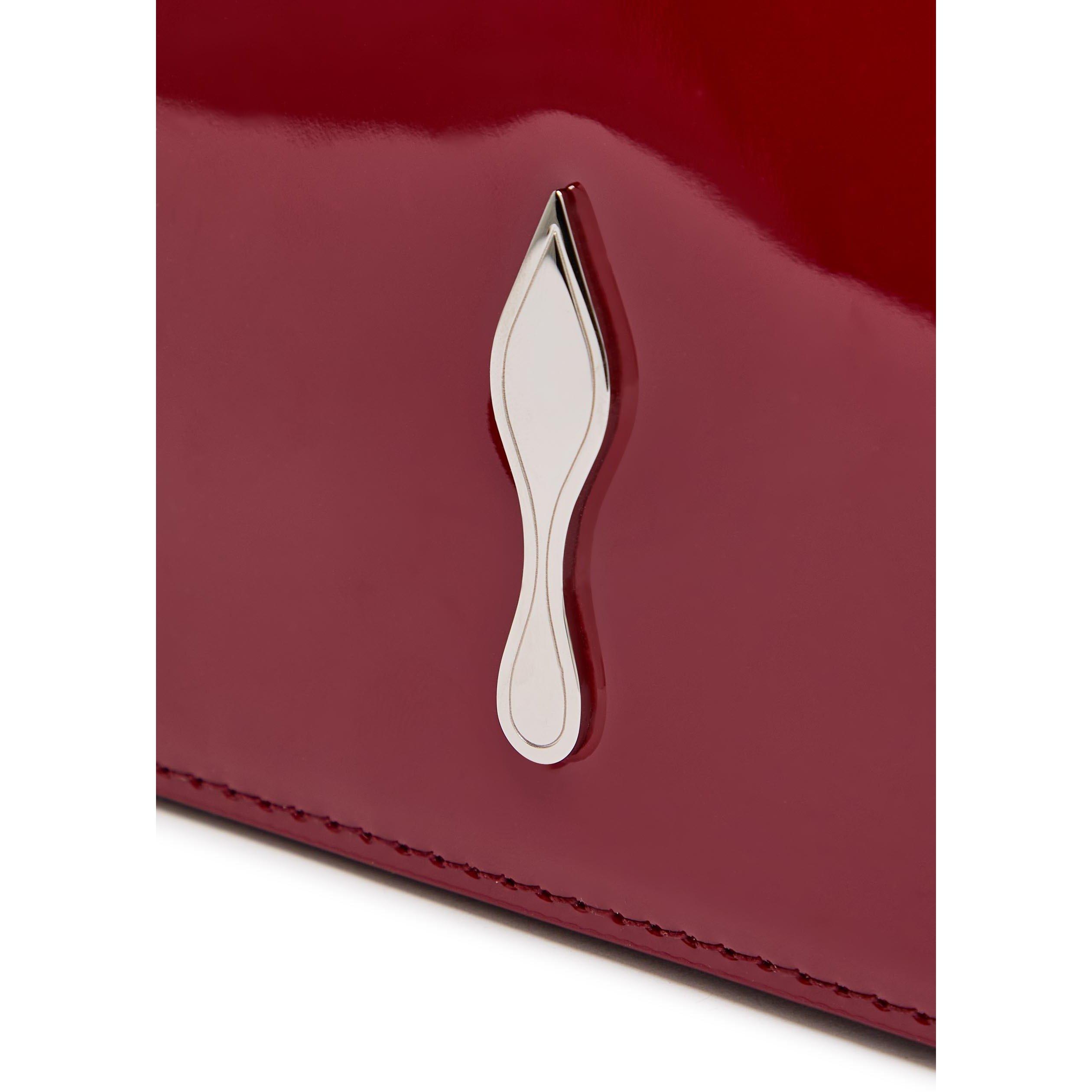 BURGUNDY - Christian Louboutin - SABRINA POUCH SMALL NEOPRENE S - 4