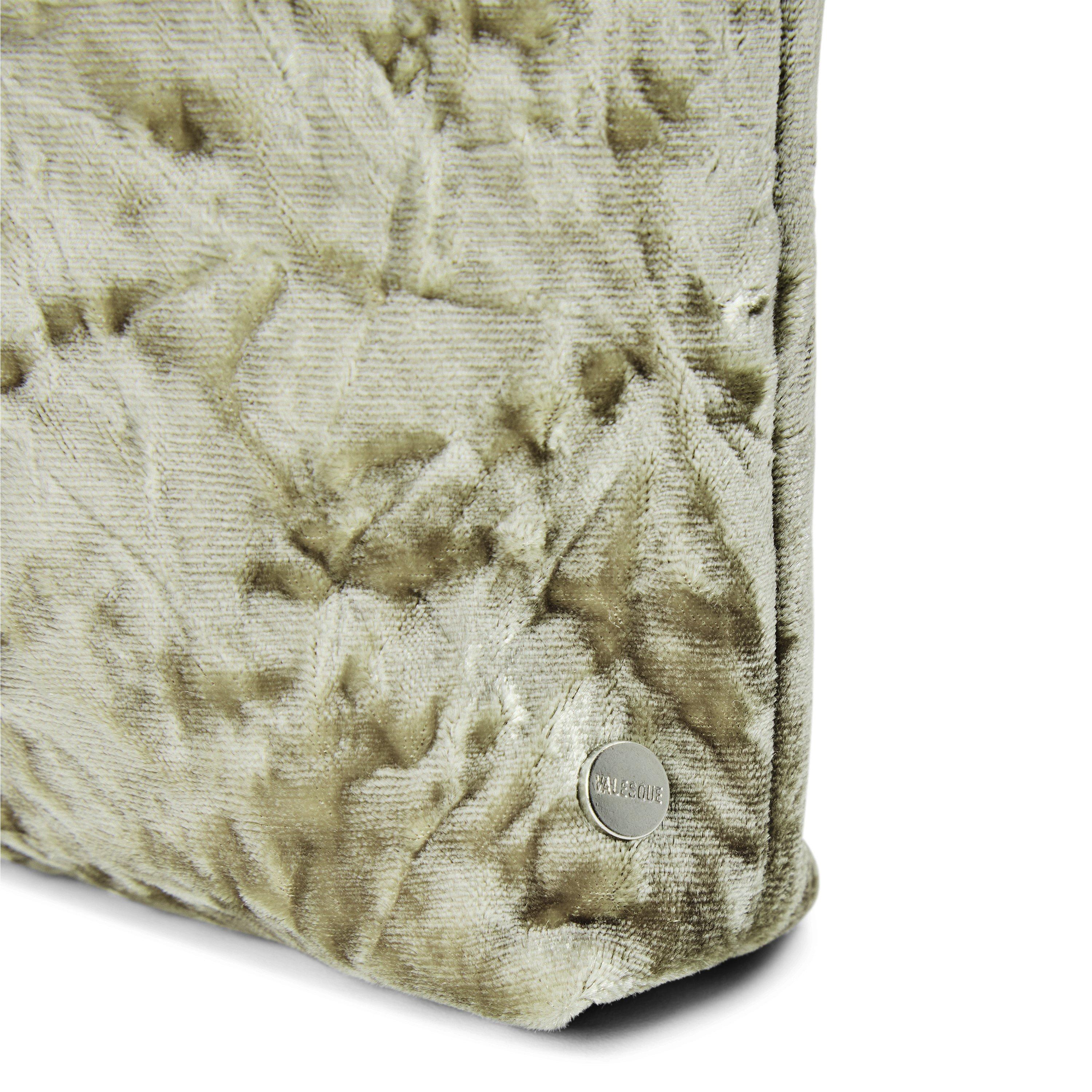 LIGHT BROWN - Valesque - Women's Thea Crushed Velvet Tote Bag - 3