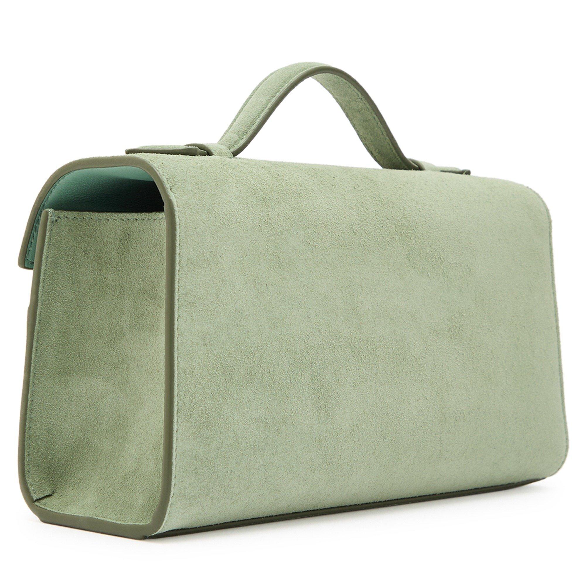 TEAL - Savette - SYMMETRY POCHETTE IN SUEDE - 2
