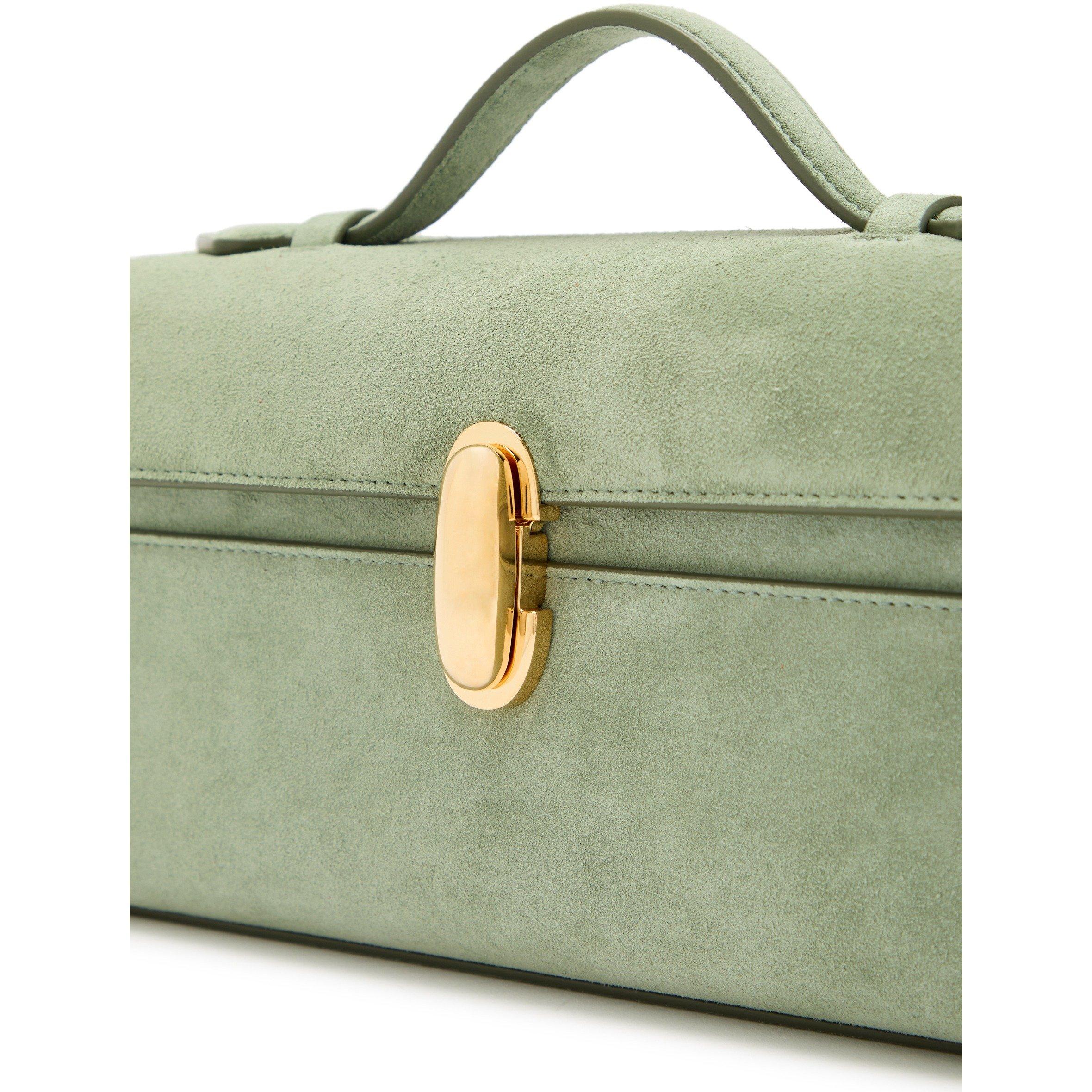 TEAL - Savette - SYMMETRY POCHETTE IN SUEDE - 4