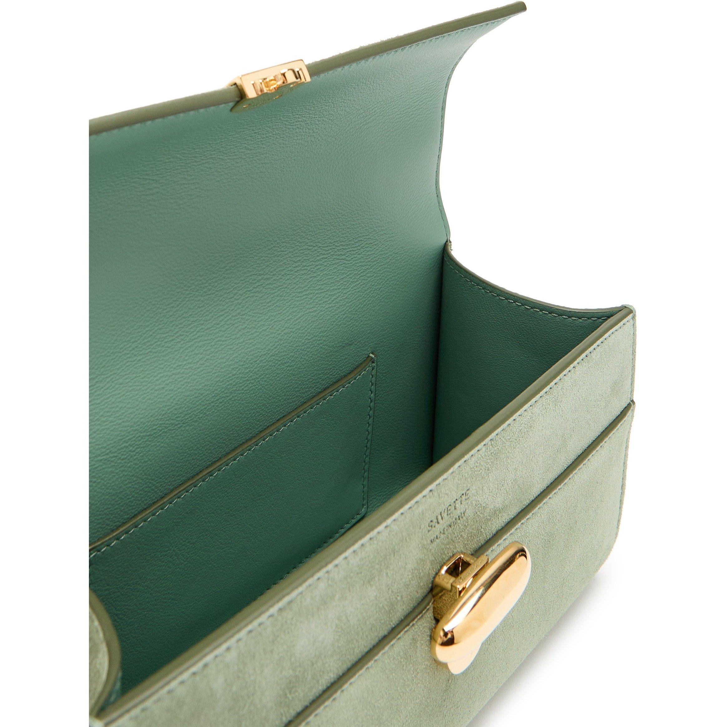 TEAL - Savette - SYMMETRY POCHETTE IN SUEDE - 5