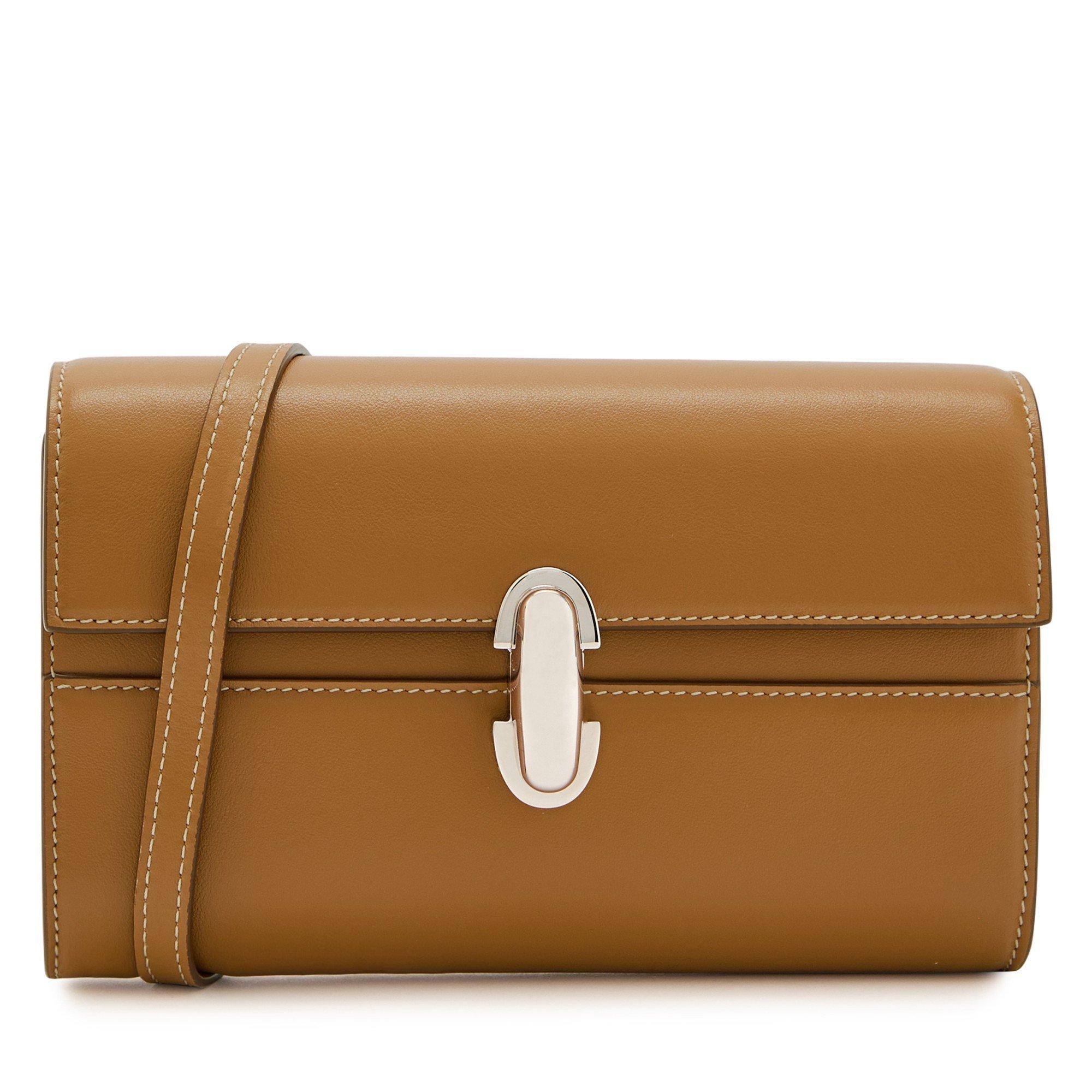 TAN - Savette - SYMMETRY MINI BAG IN SMOOTH CA