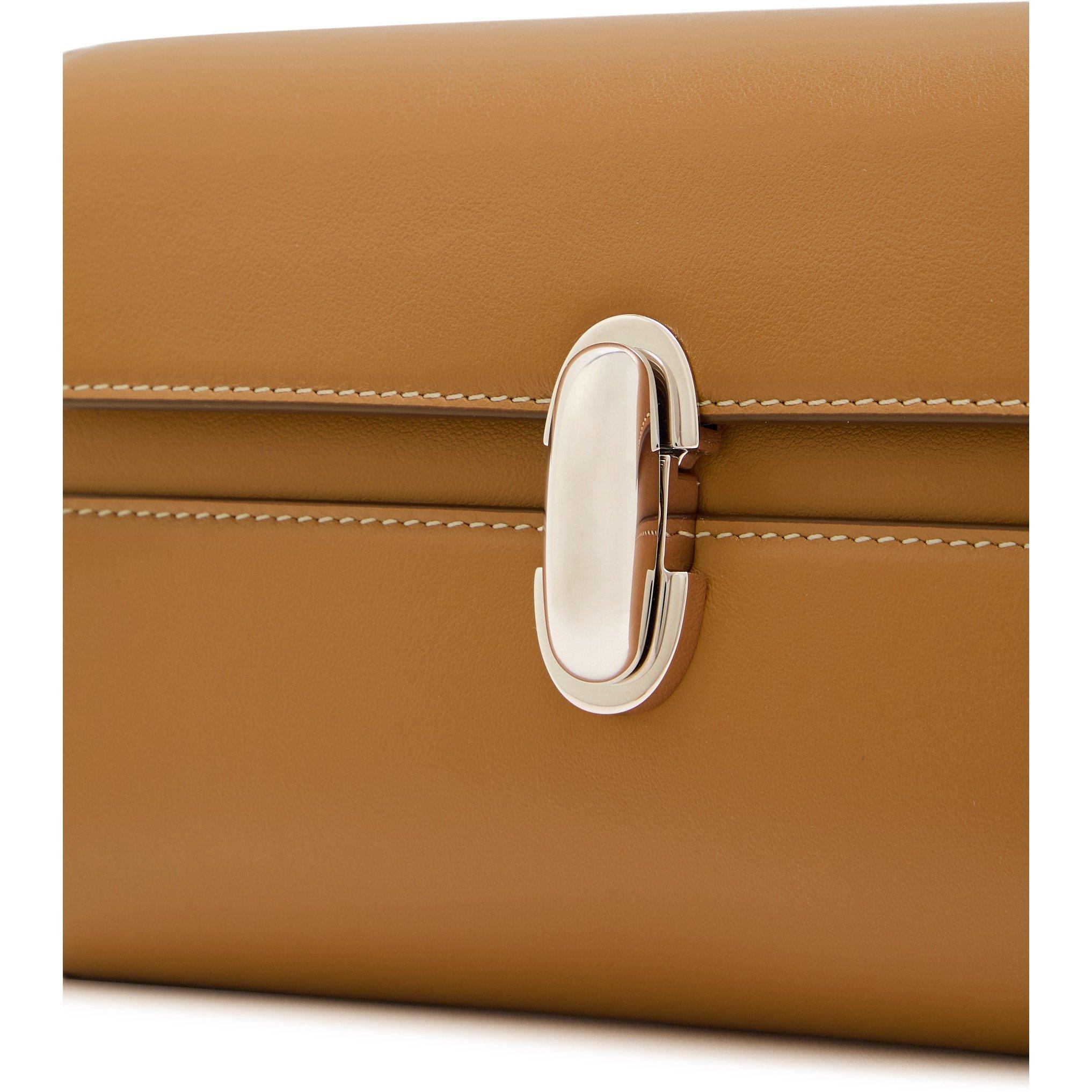 TAN - Savette - SYMMETRY MINI BAG IN SMOOTH CA - 4