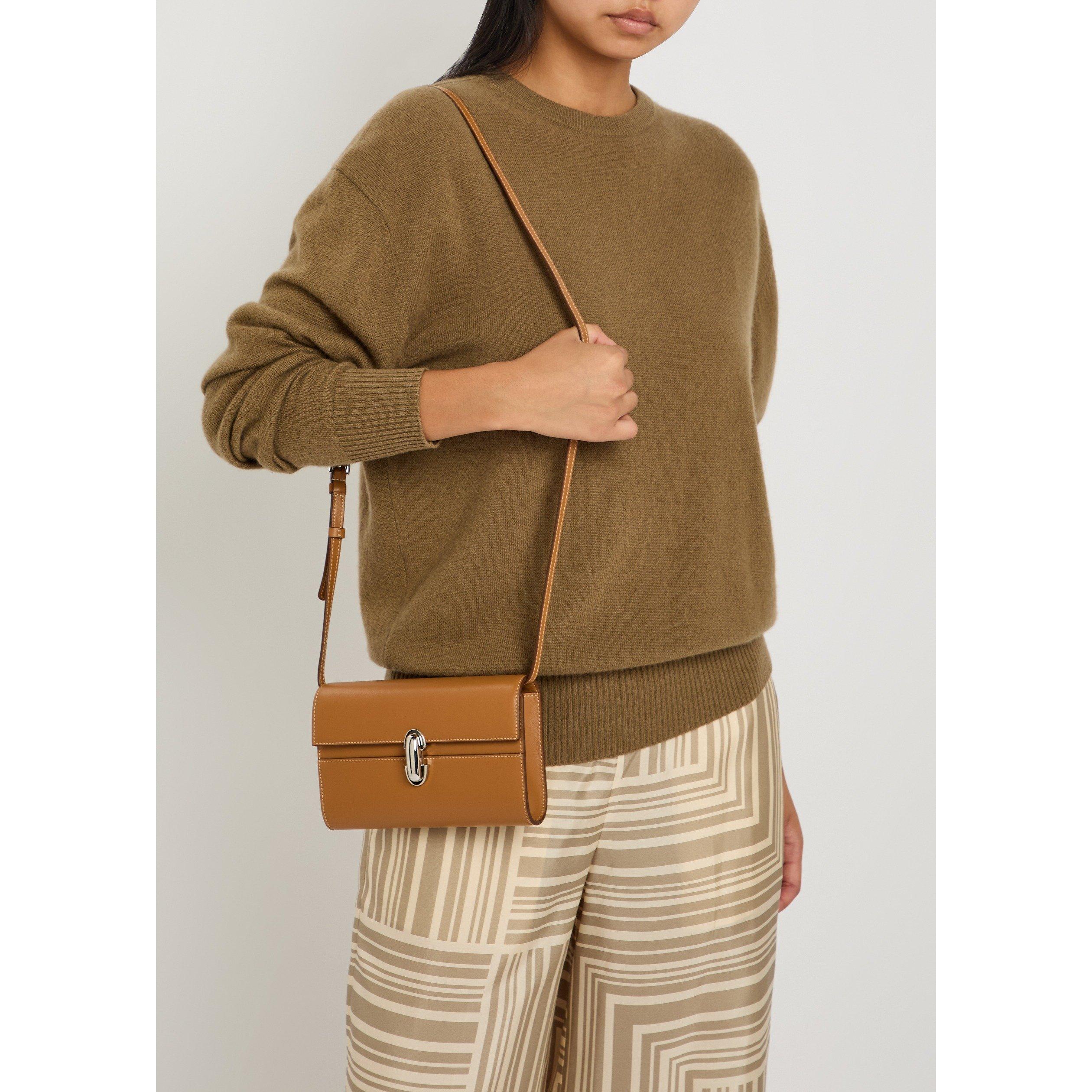 TAN - Savette - SYMMETRY MINI BAG IN SMOOTH CA - 6