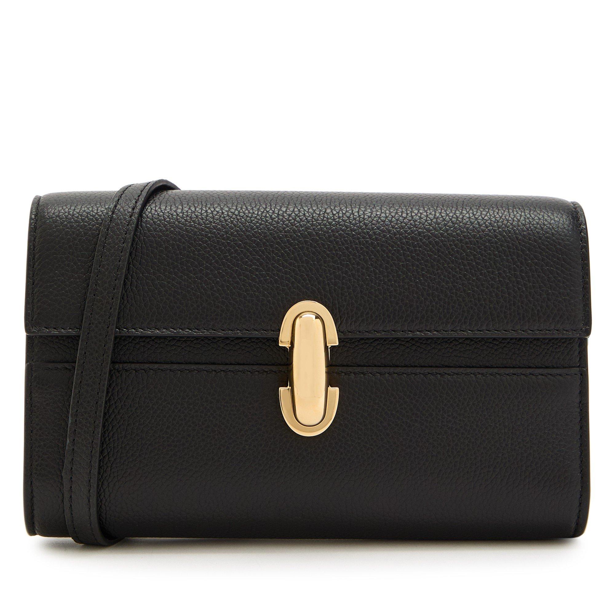 BLACK - Savette - SYMMETRY MINI BAG IN GRAINED C
