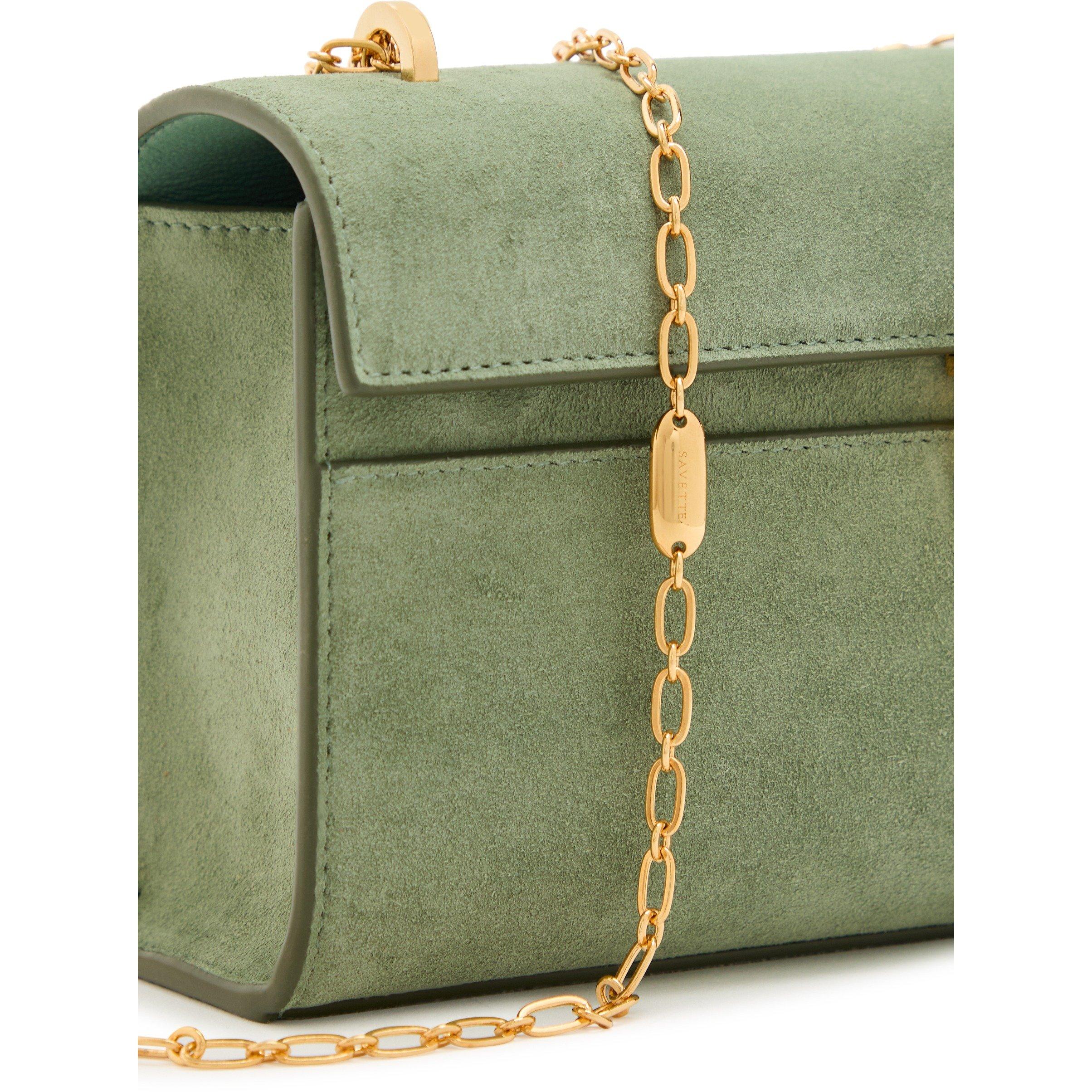 TEAL - Savette - CHAIN SIMMETRY SUEDE - 4