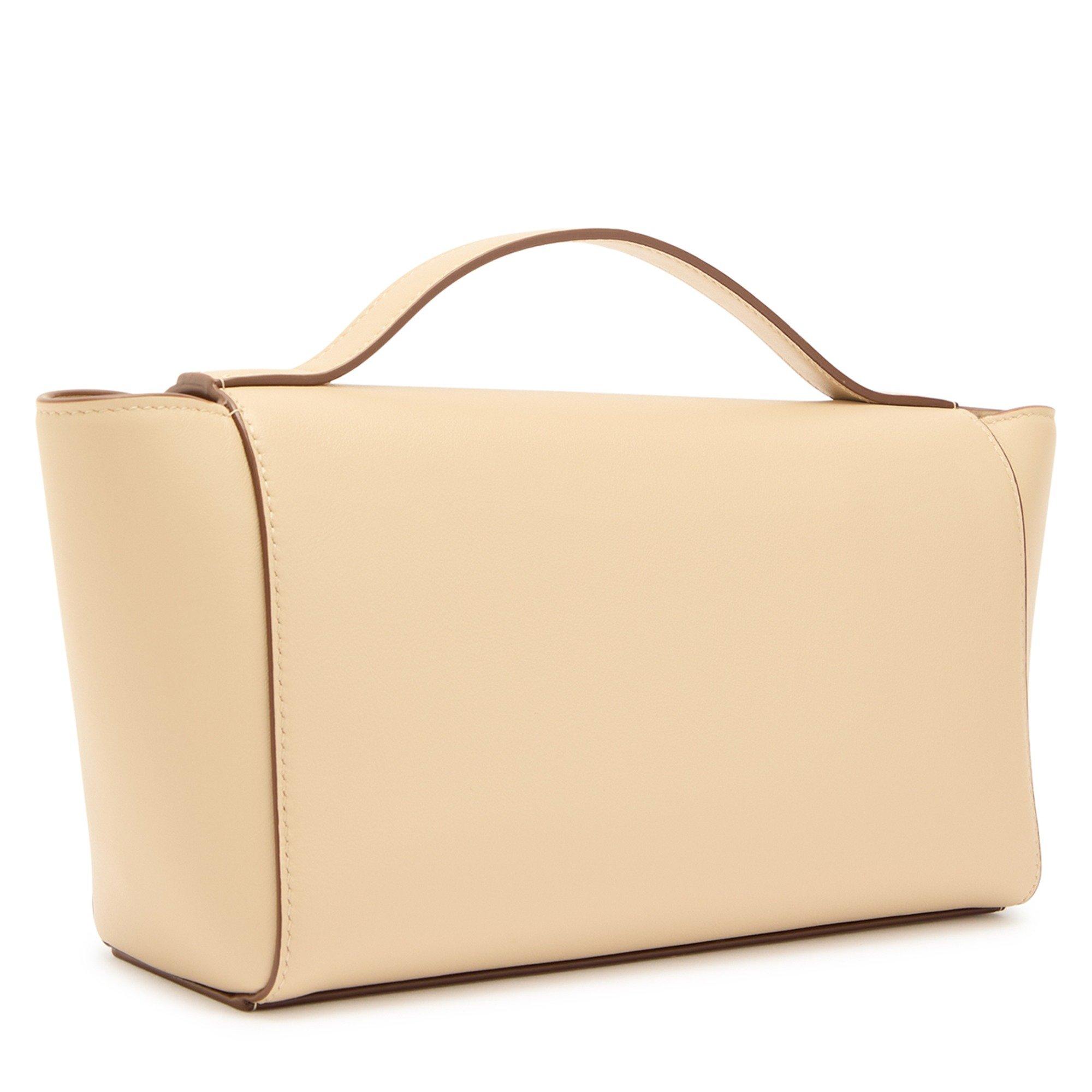 OFF WHITE - Savette - TRAPEZE POCHETTE IN SMOOTH CAL - 2