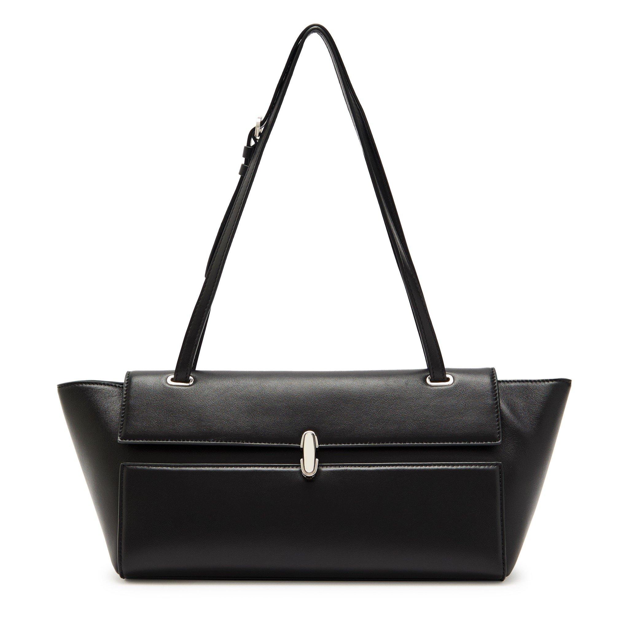 BLACK - Savette - TRAPEZE SHOULDER IN SMOOTH CAL