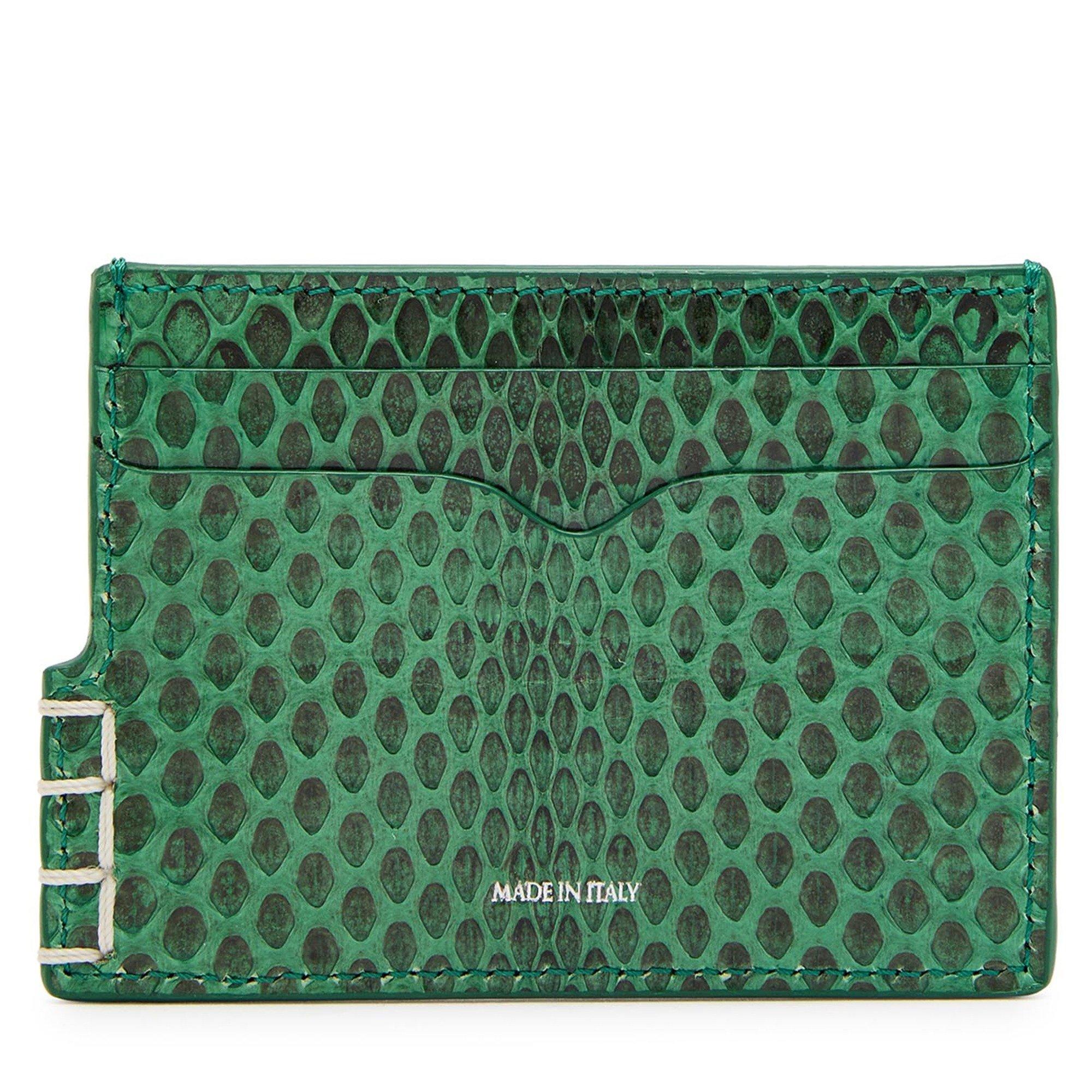 GREEN - JW Anderson - Loafer Leather Card Holder - 2