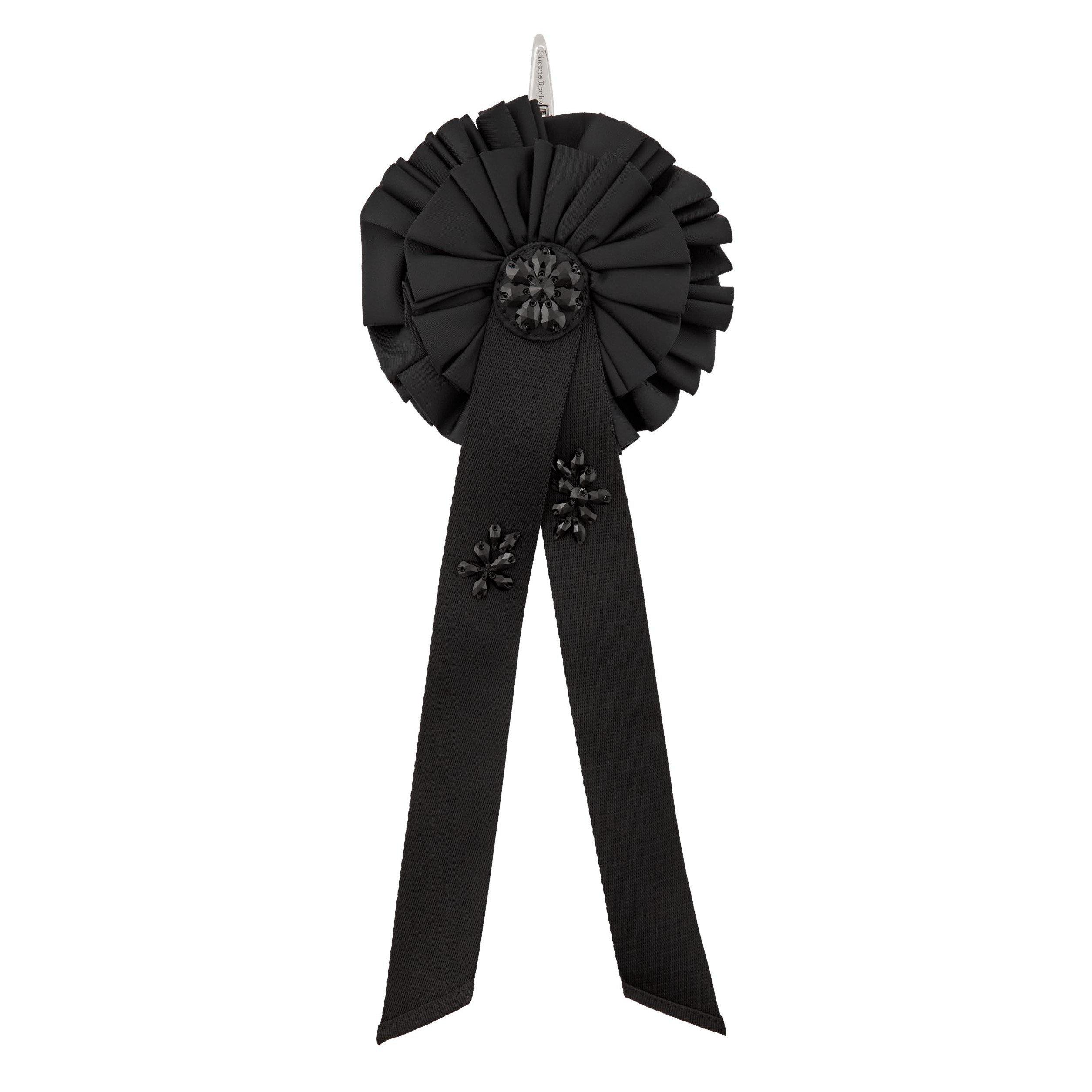BLACK - Simone Rocha - RIBBON ROSETTE COIN PURSE W/ E - 1