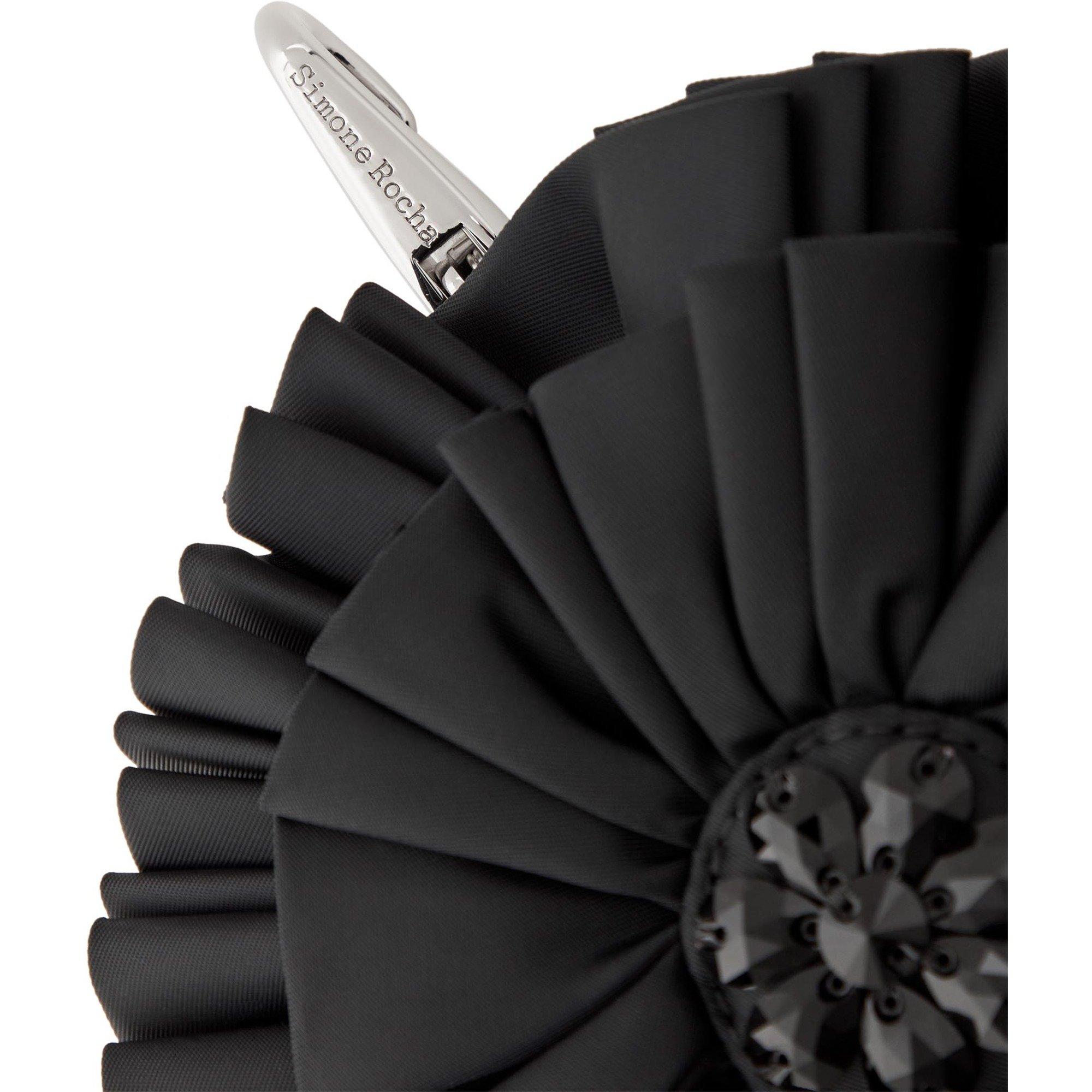 BLACK - Simone Rocha - RIBBON ROSETTE COIN PURSE W/ E - 2