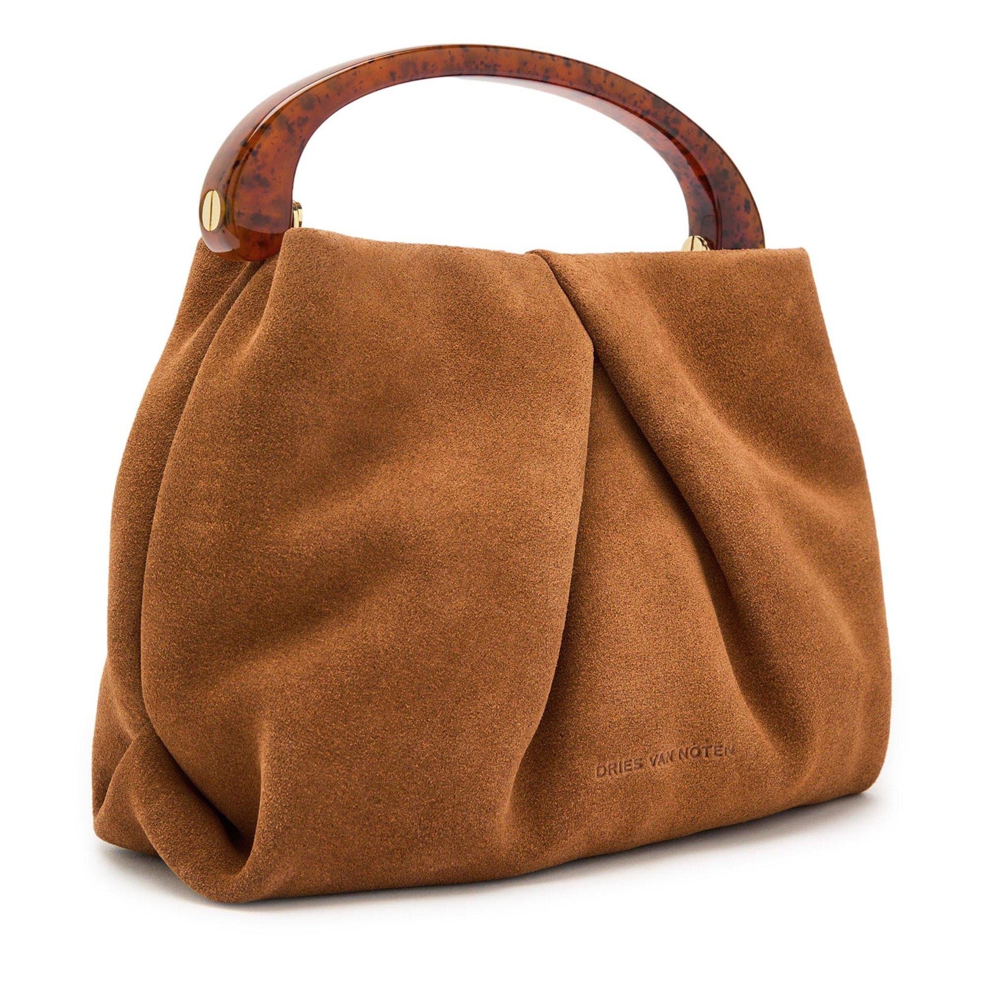 TAN - Dries Van Noten - CRISP EW TOP HANDLE SUEDE - 2