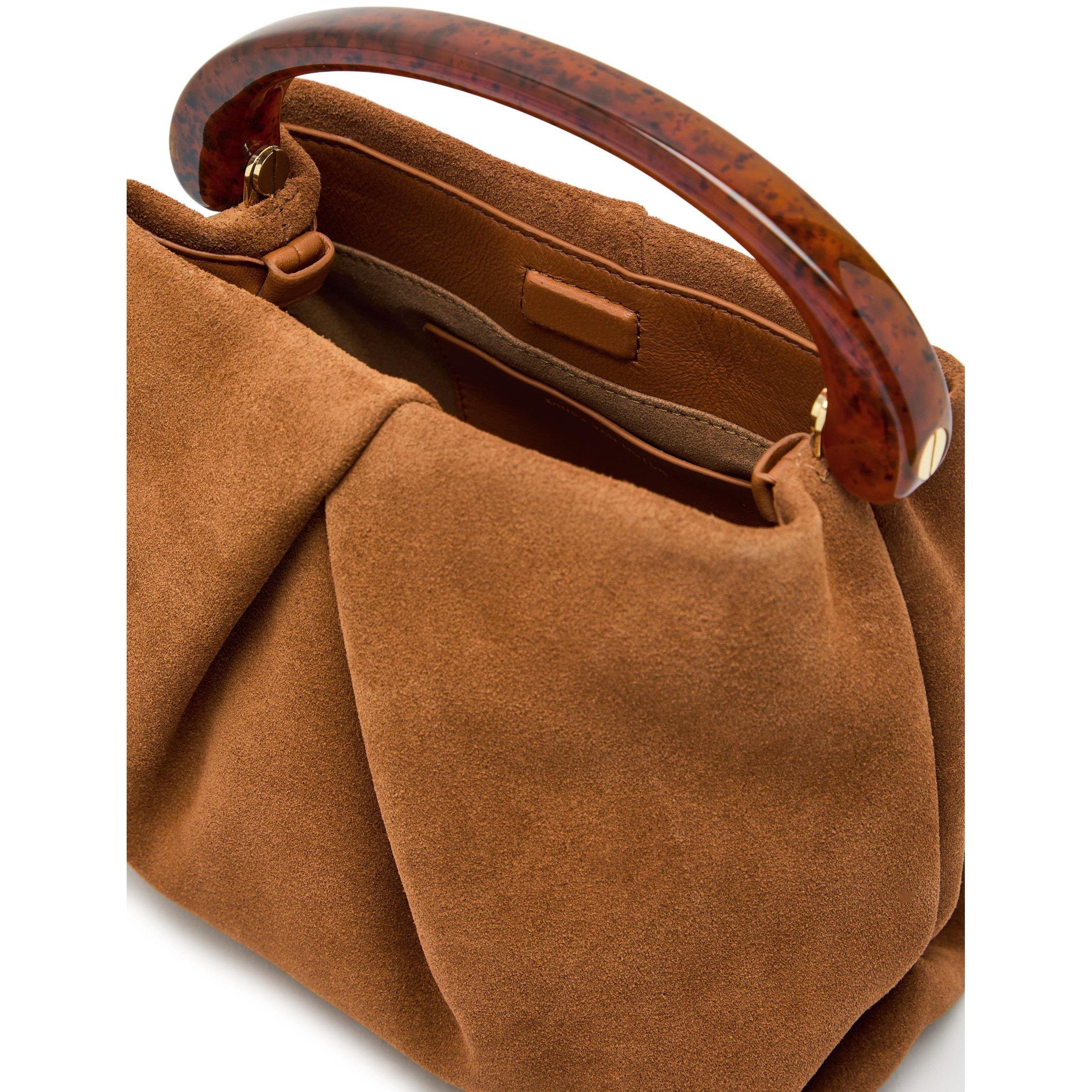 TAN - Dries Van Noten - CRISP EW TOP HANDLE SUEDE - 5