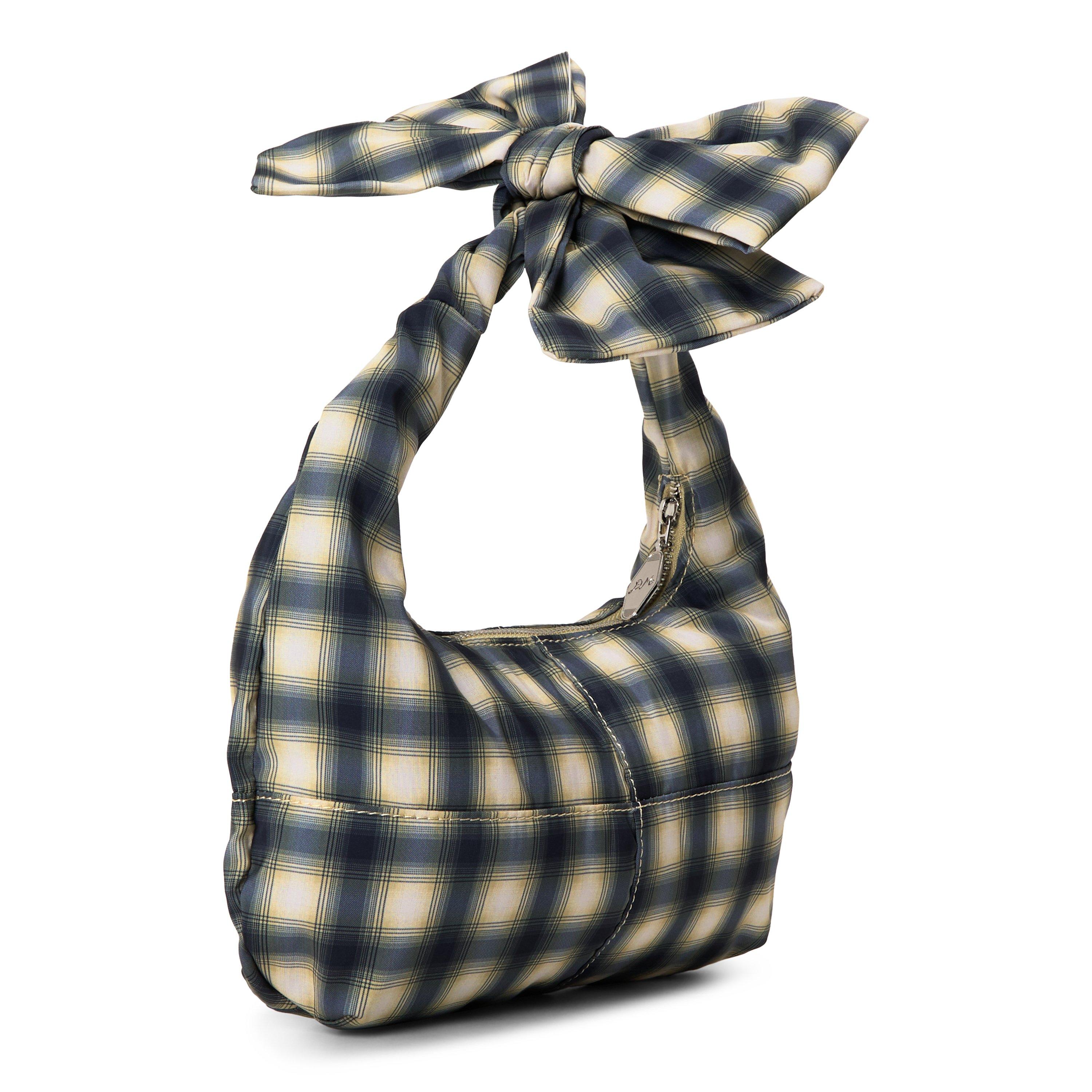 BROWN AND OTHER - Damson Madder - ACC ROO CHECK TIE BAG - 2