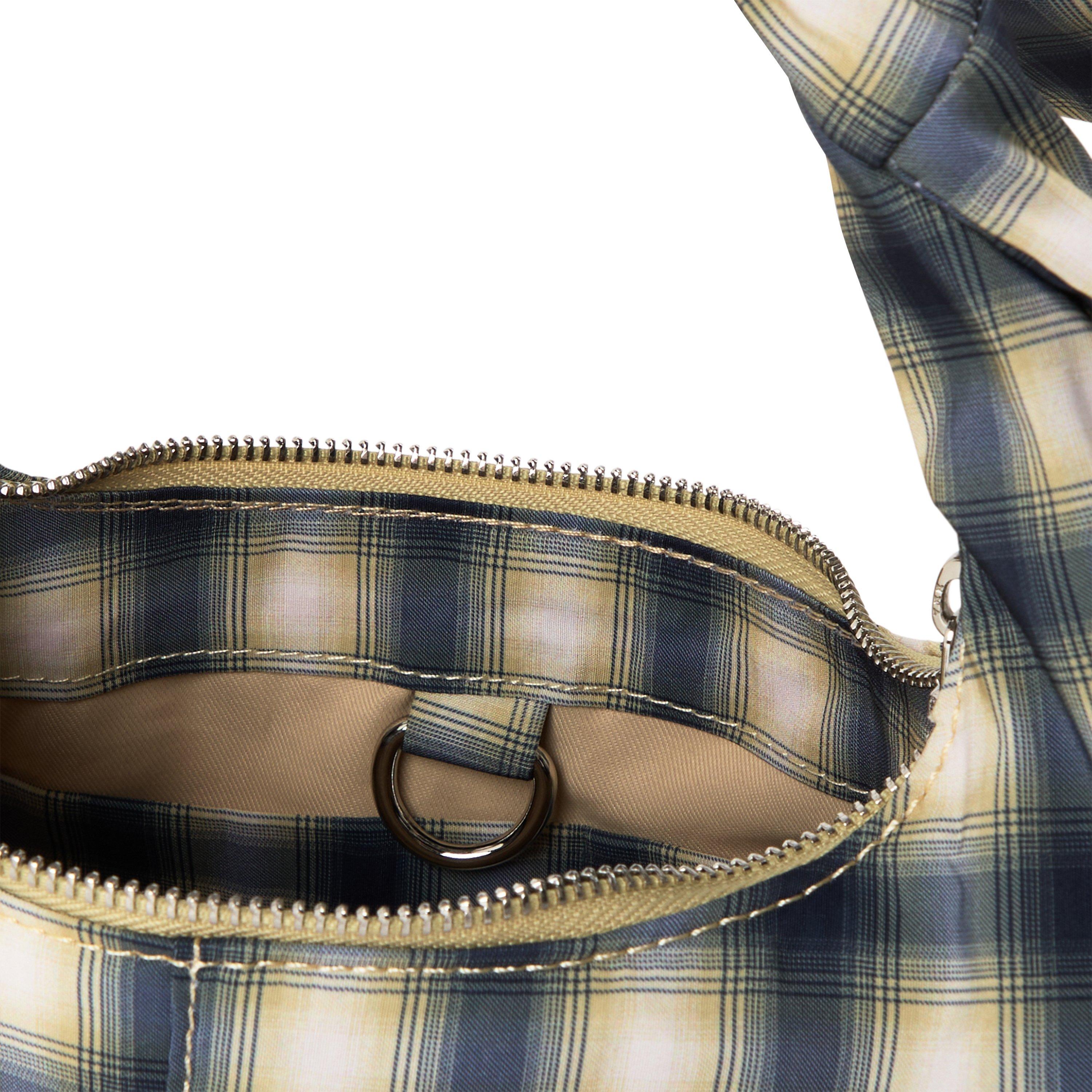 BROWN AND OTHER - Damson Madder - ACC ROO CHECK TIE BAG - 4