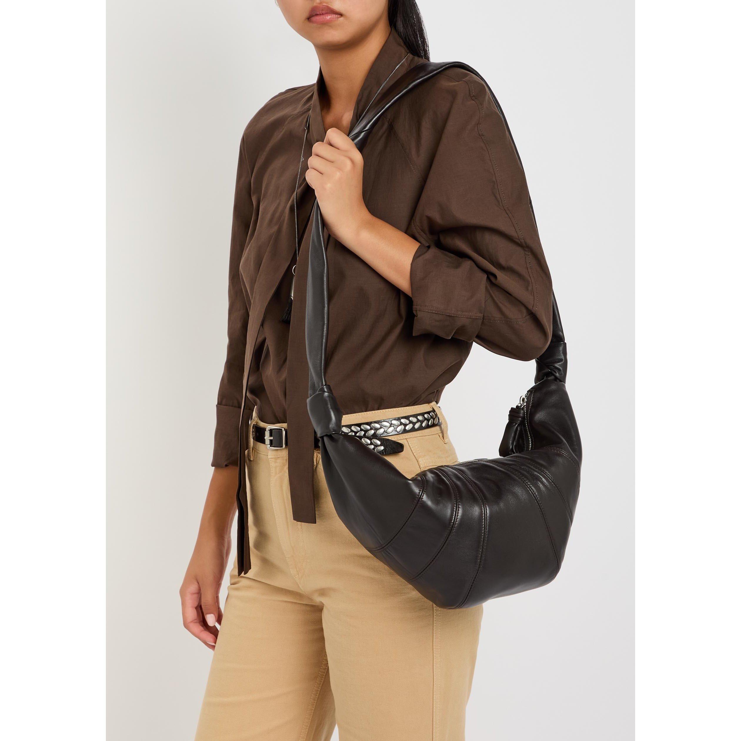 DARK BROWN - Lemaire - MEDIUM CROISSANT BAG - 3