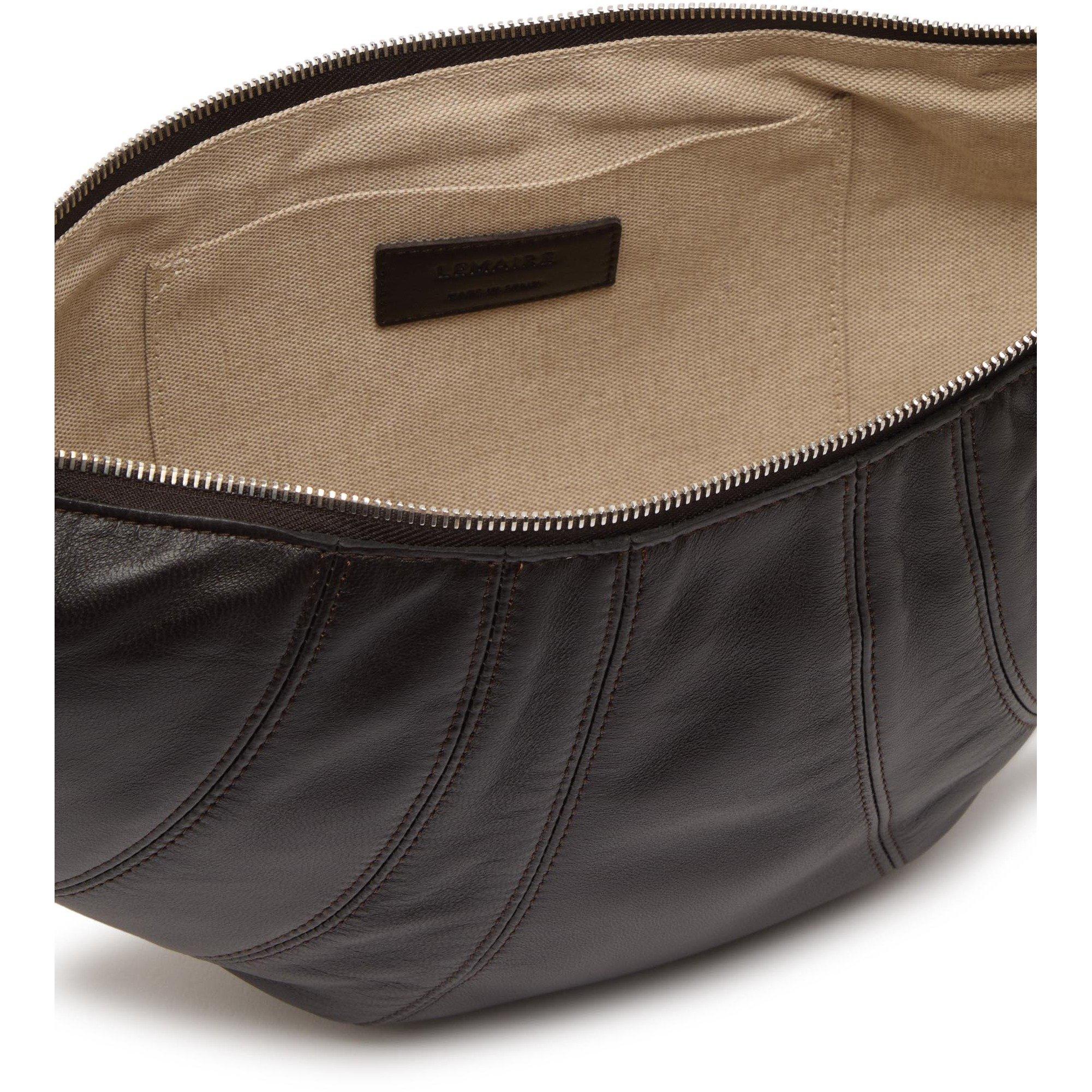 DARK BROWN - Lemaire - MEDIUM CROISSANT BAG - 5