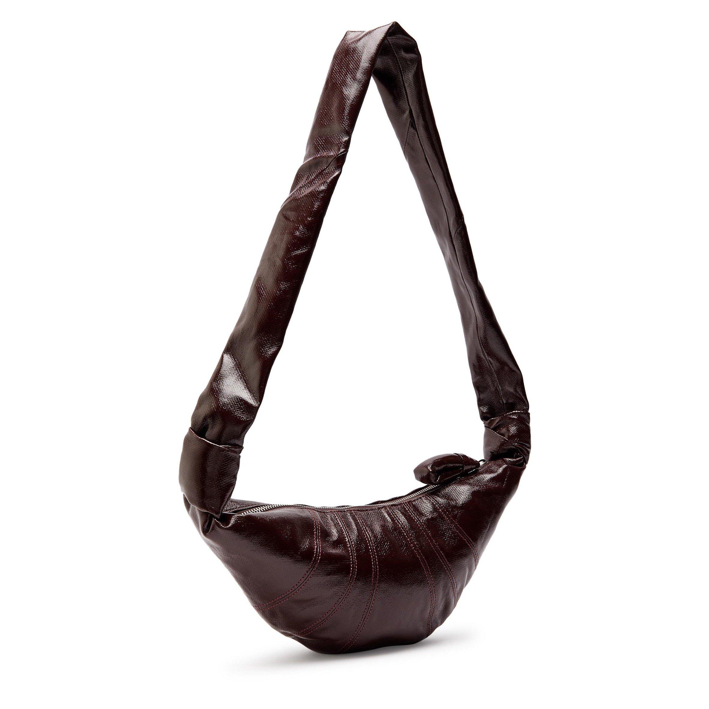 DARK BROWN - Lemaire - SMALL CROISSANT BAG COATED COT - 2