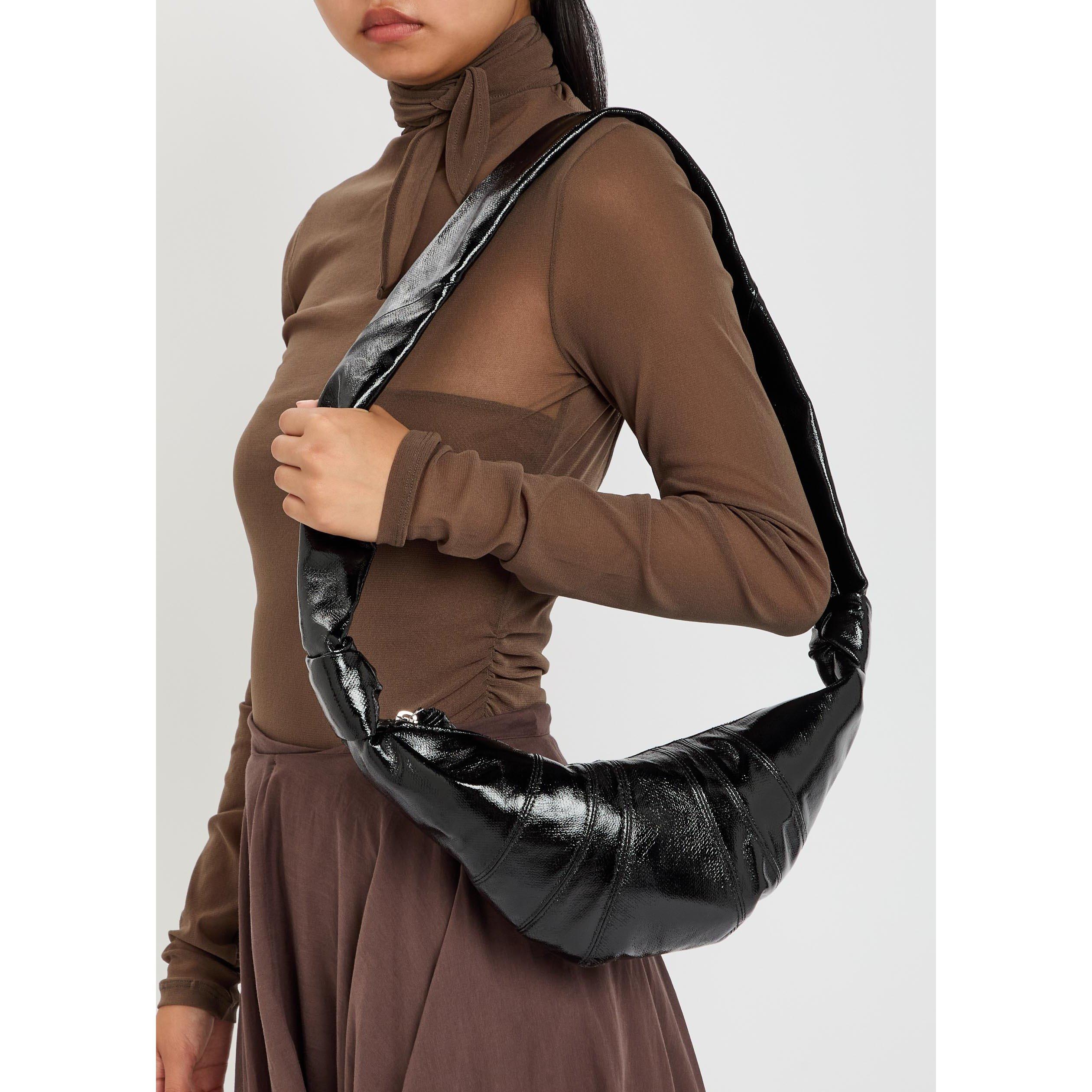 BLACK - Lemaire - MINI FORTUNE CROISSANT BAG - 3