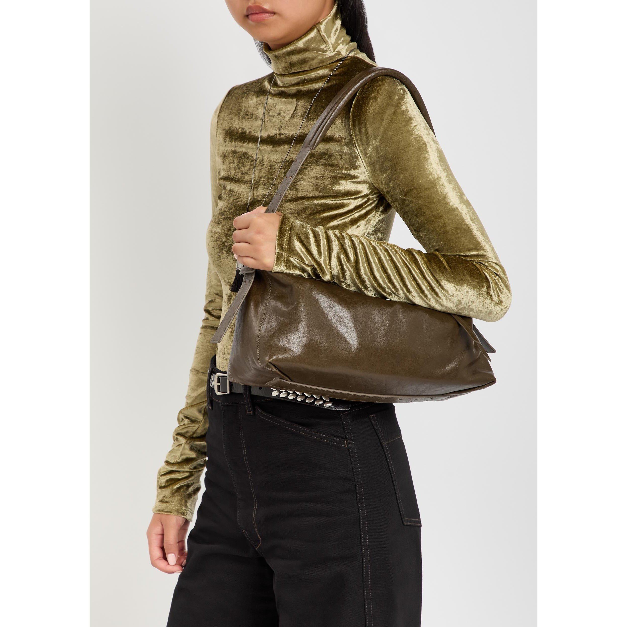 TAN - Lemaire - BELTED BAGUETTE BAG - 3