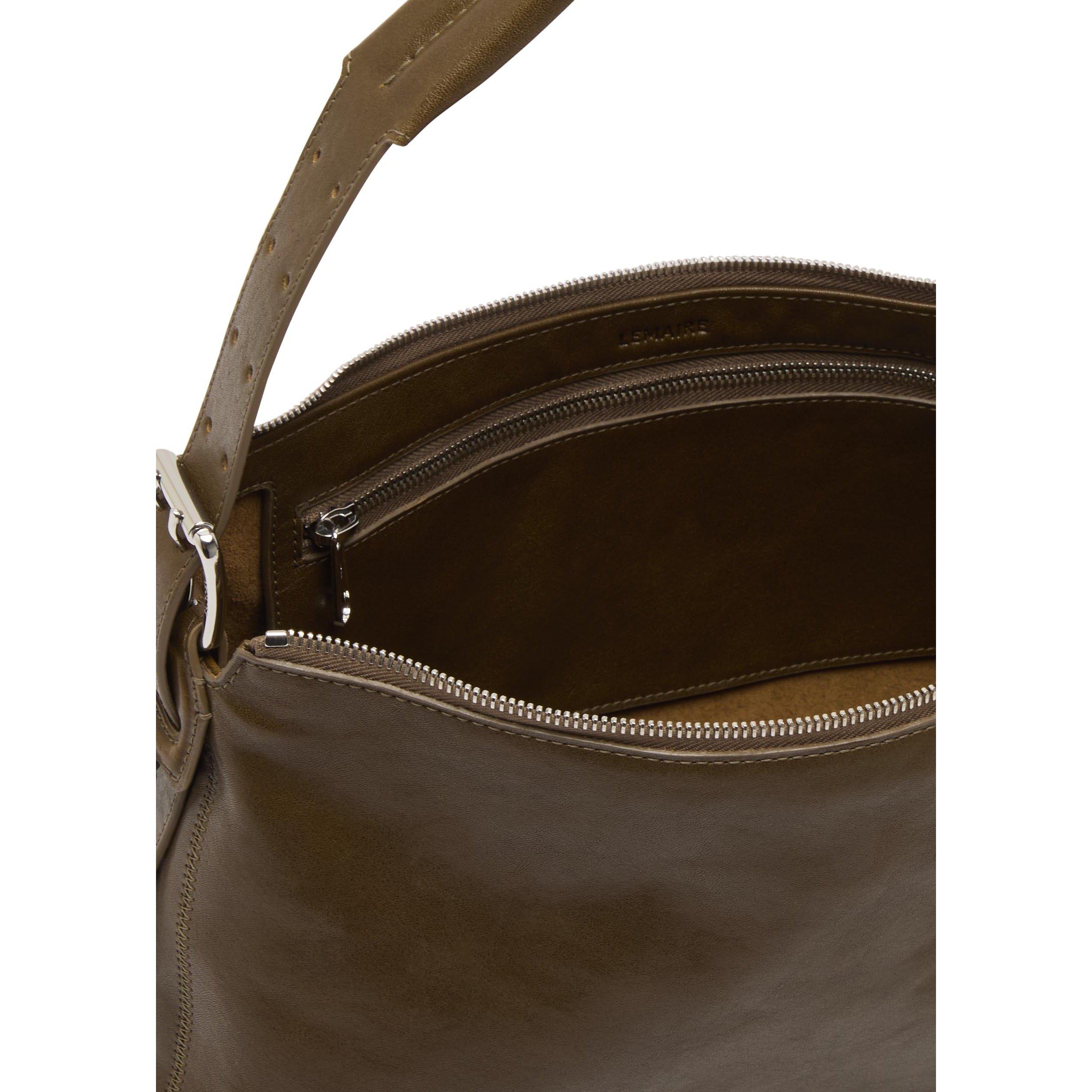 TAN - Lemaire - BELTED BAGUETTE BAG - 4