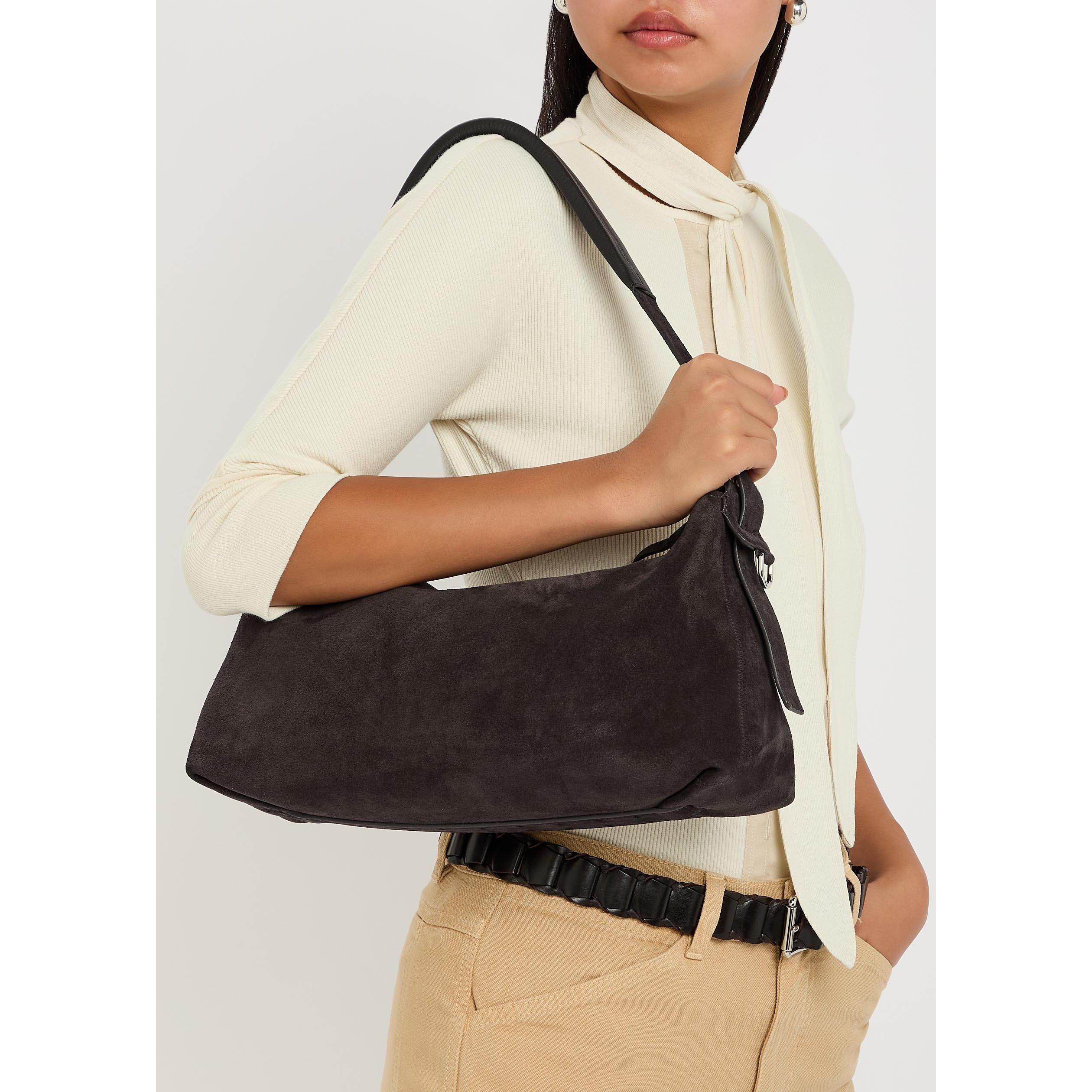 BROWN - Lemaire - BELTED BAGUETTE BAG - 3