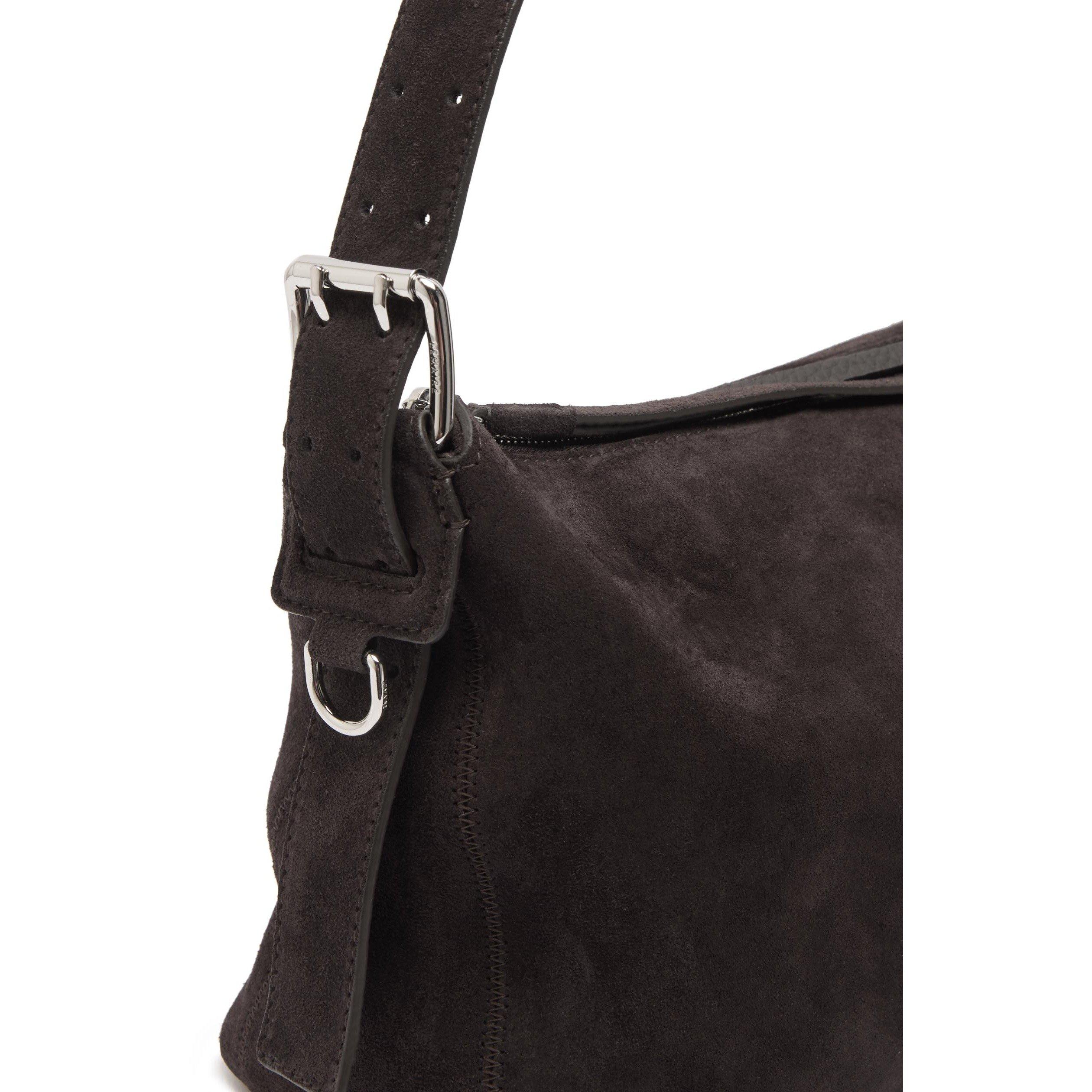 BROWN - Lemaire - BELTED BAGUETTE BAG - 4