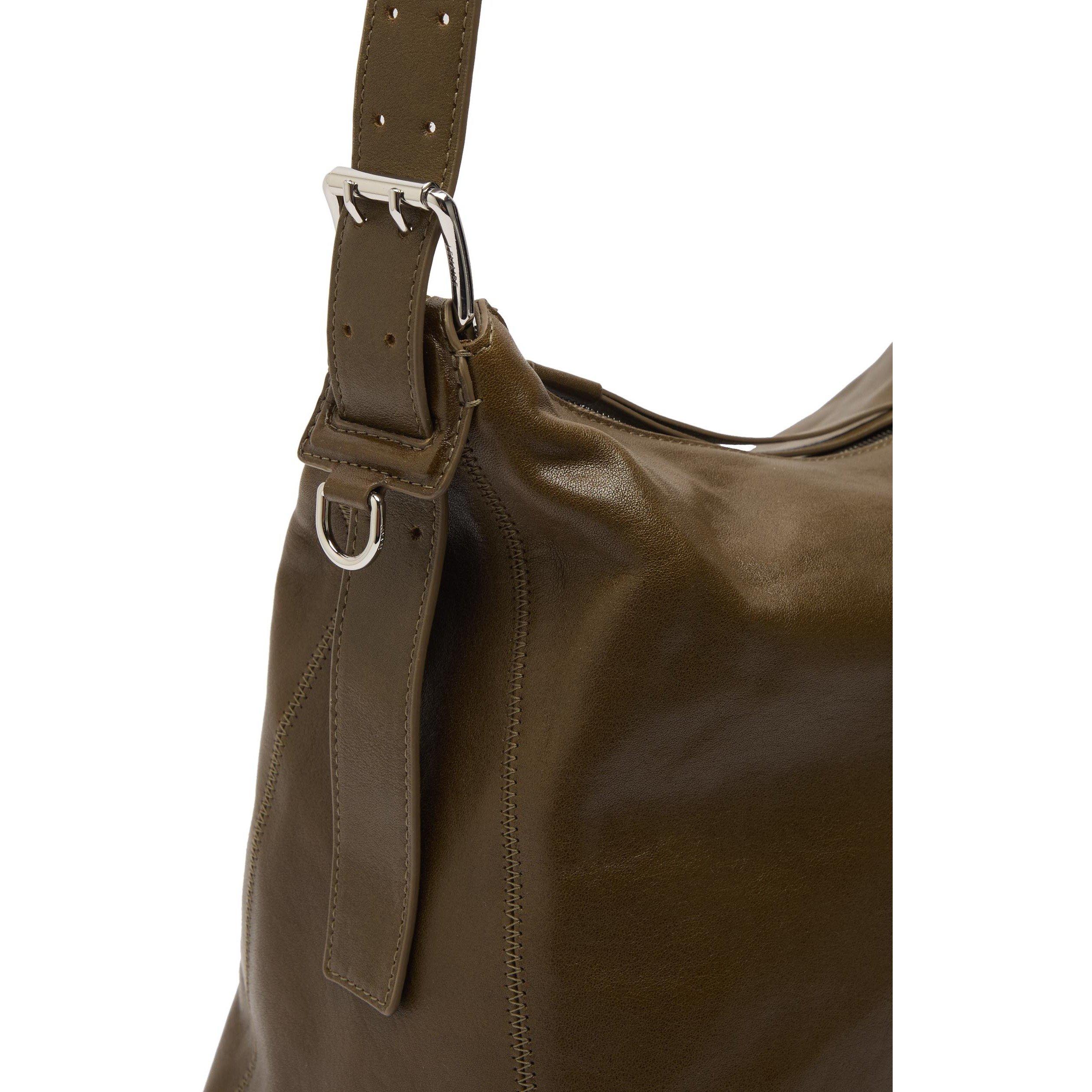TAN - Lemaire - SMALL BELTED HOBO BAG - 4