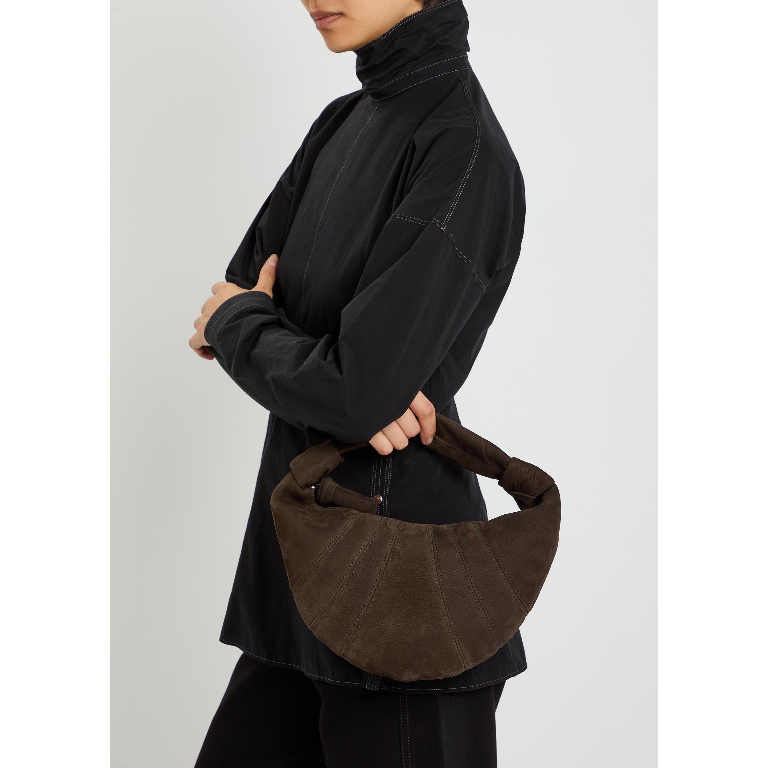 BROWN - Lemaire - MINI FORTUNE CROISSANT BAG - 3