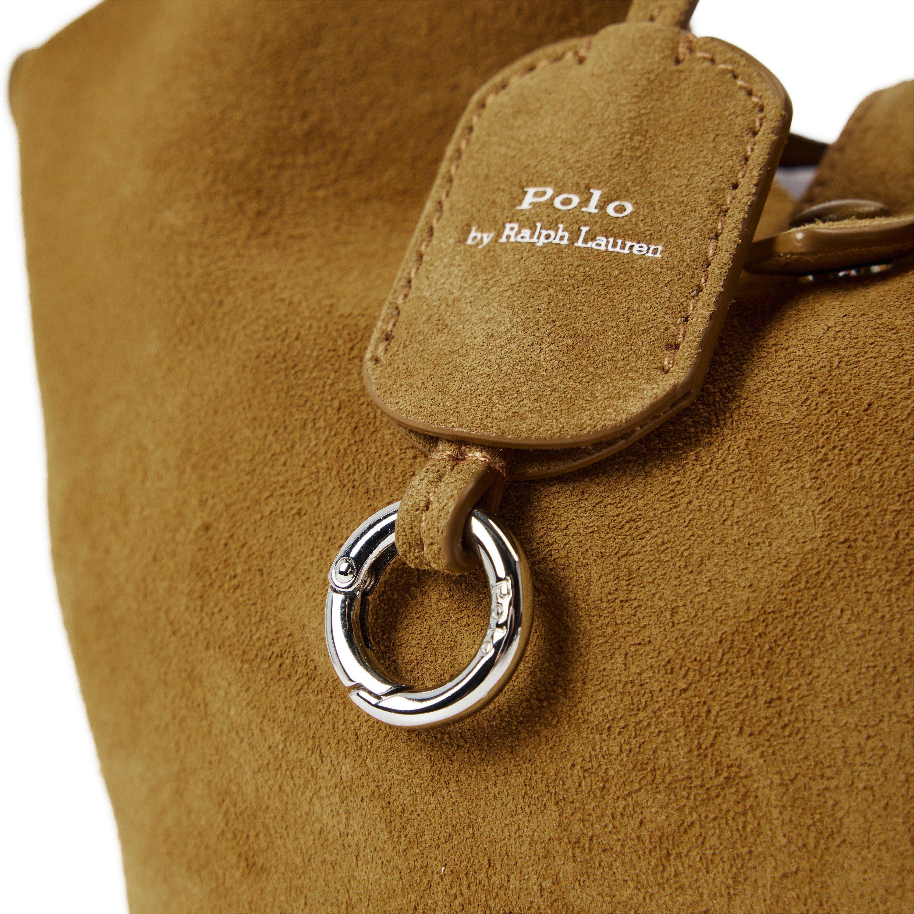 DARK BROWN - Polo Ralph Lauren - PLAY SUEDE SML CROSSBODY - 3